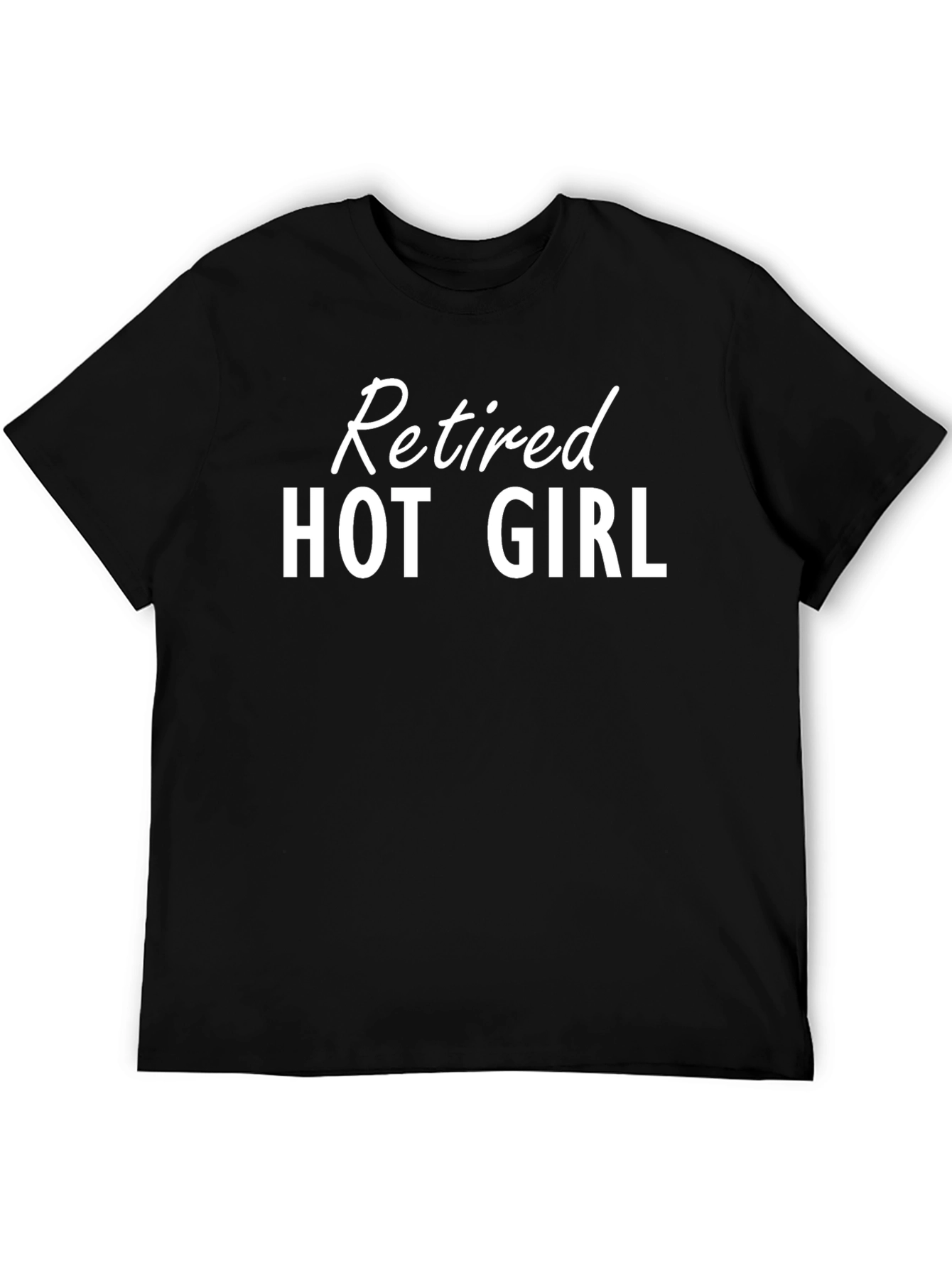 Black Retired Hot Girl Funny T-Shirt view 5
