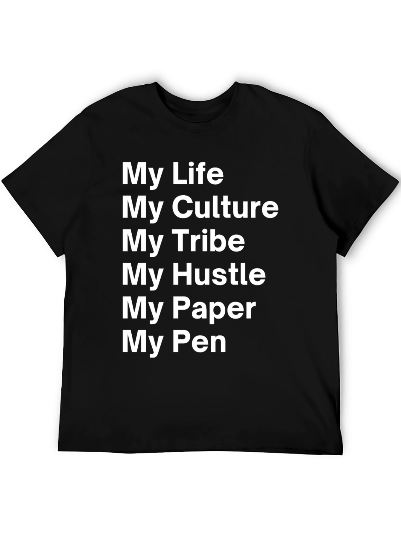 Black My Life My Culture Graphic Tee view 5