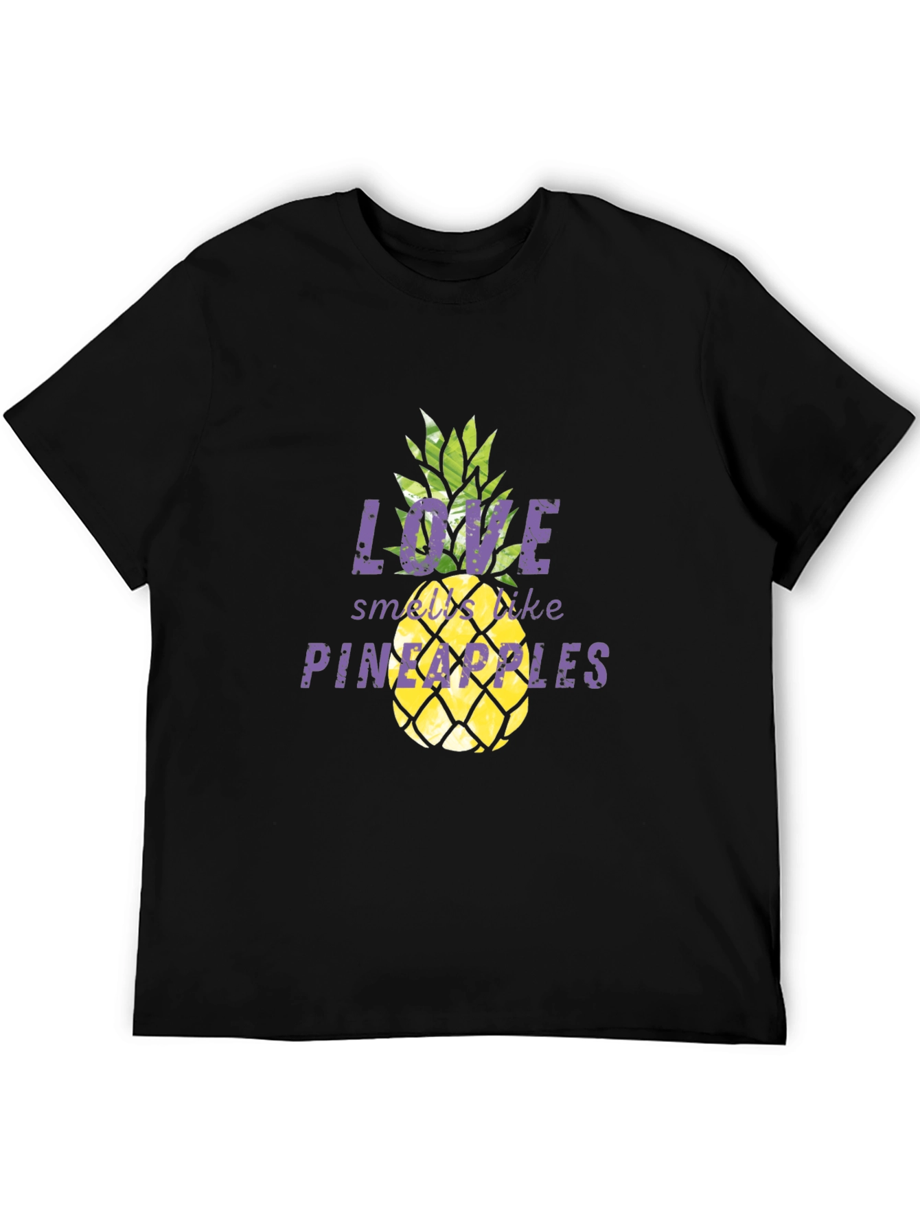Black Love Smells Like Pineapples Graphic Tee view 5