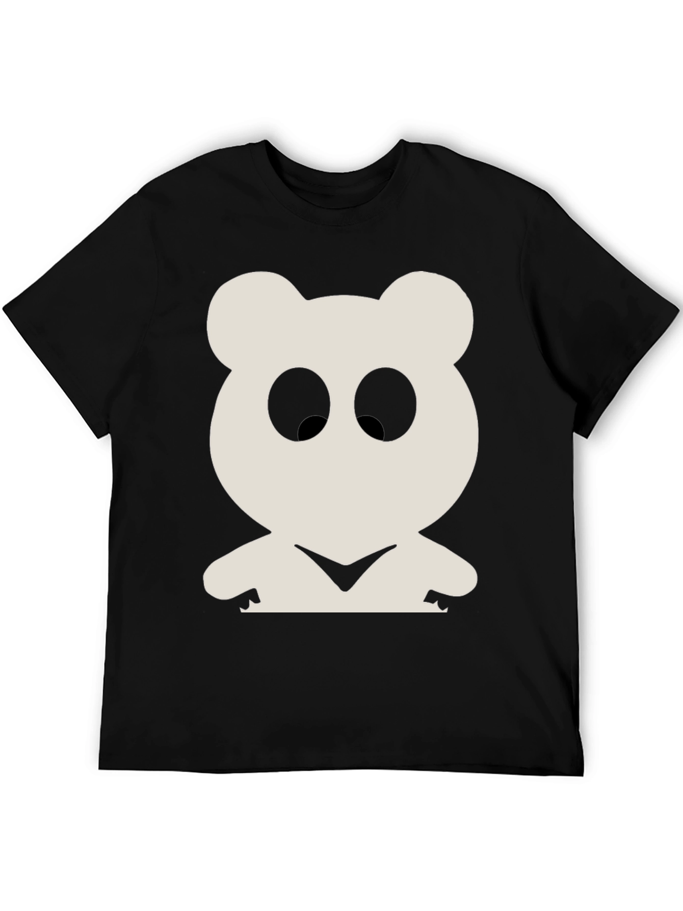 Black Bear Graphic Tee - Black Unisex T-Shirt view 5