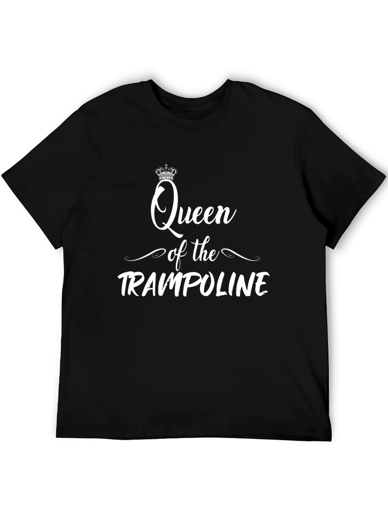 Black Queen of the Trampoline Graphic Tee view 5