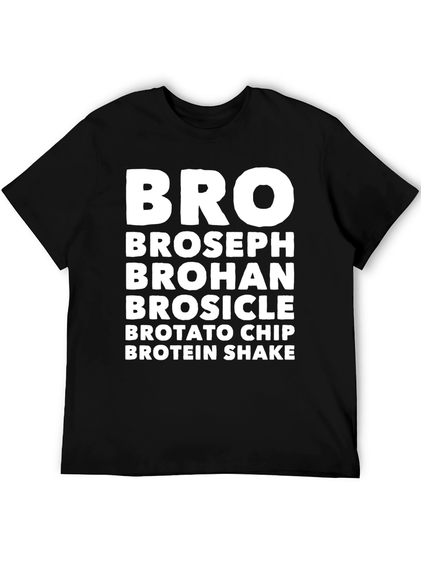 Black Bro Novelty Graphic T-Shirt view 5