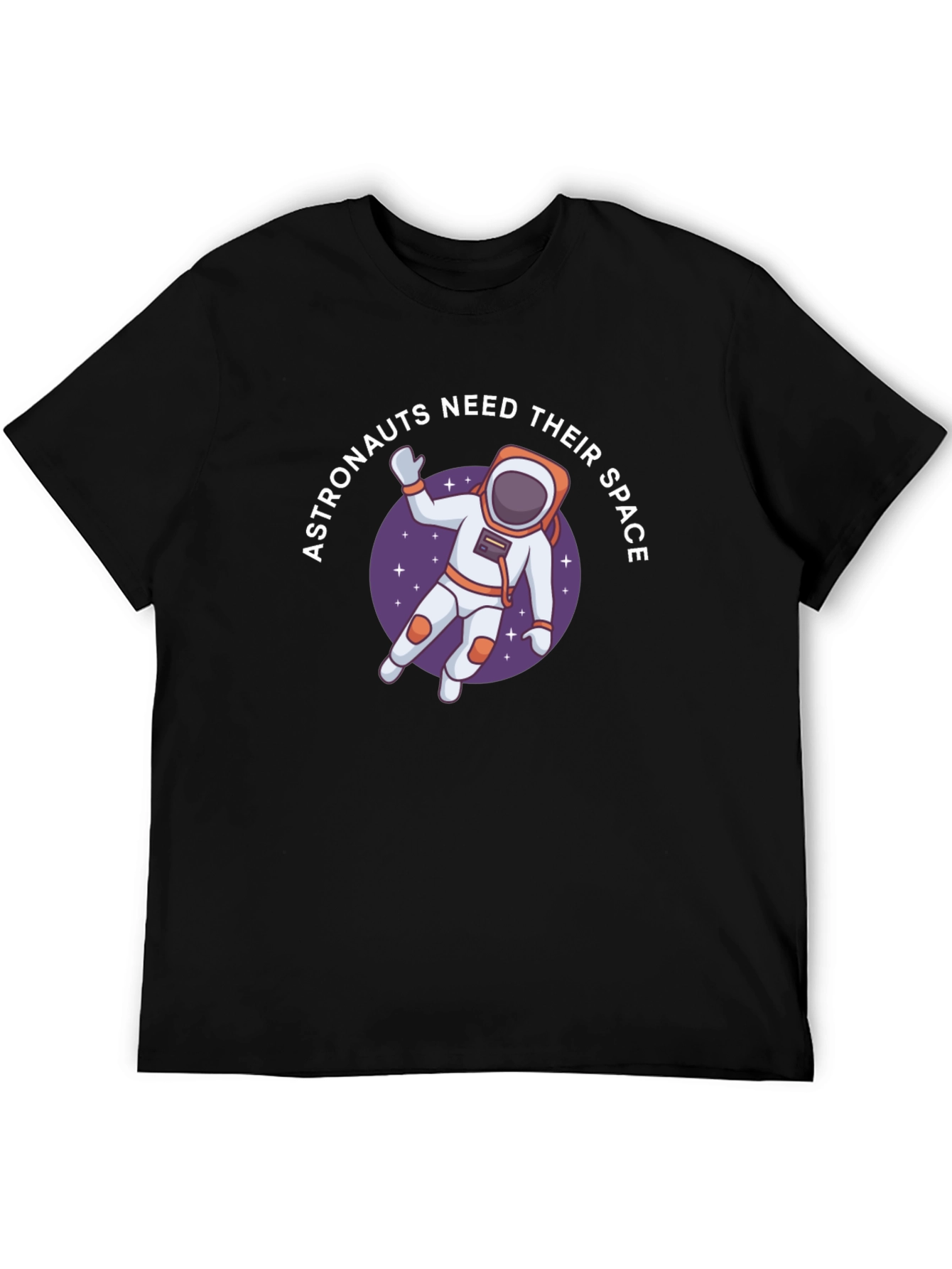 Black Astronauts Need Space T-Shirt - Unique Graphic Tee view 5