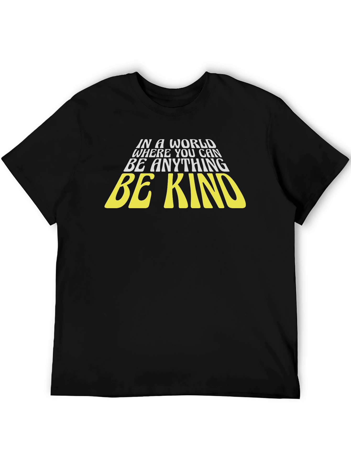 Black Be Kind Graphic T-Shirt - Black view 5