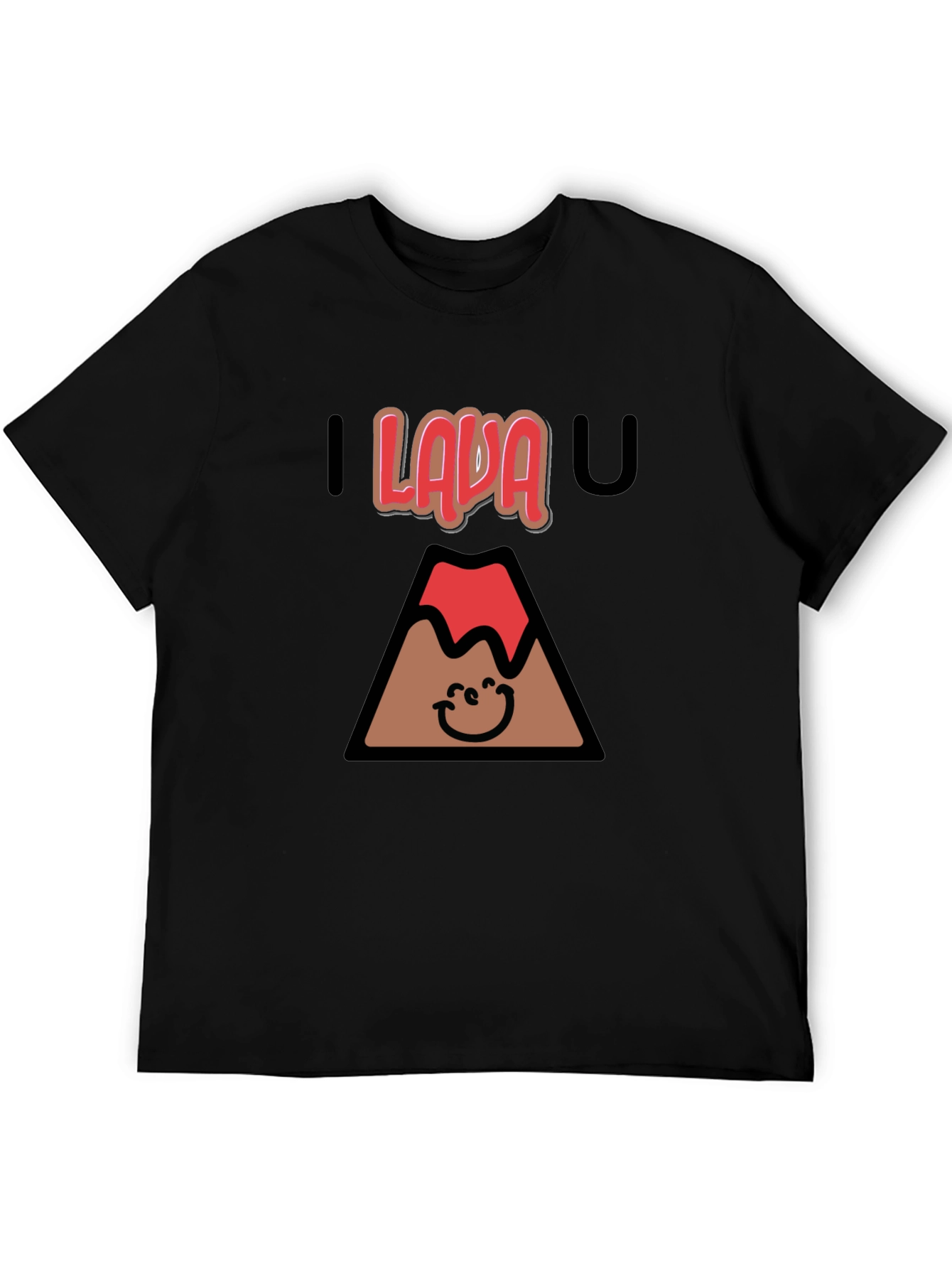 Black I Lava You Graphic Tee view 5