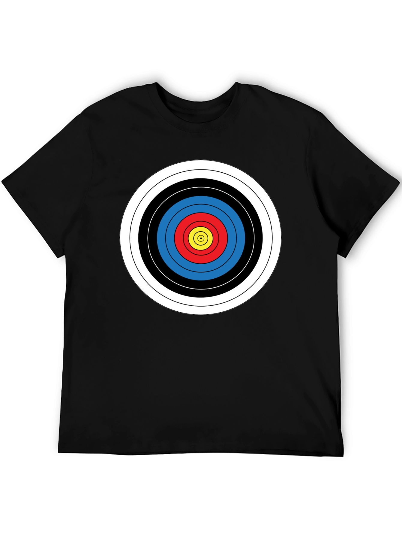 Black Target Bullseye Graphic Tee - Archer's Choice view 5