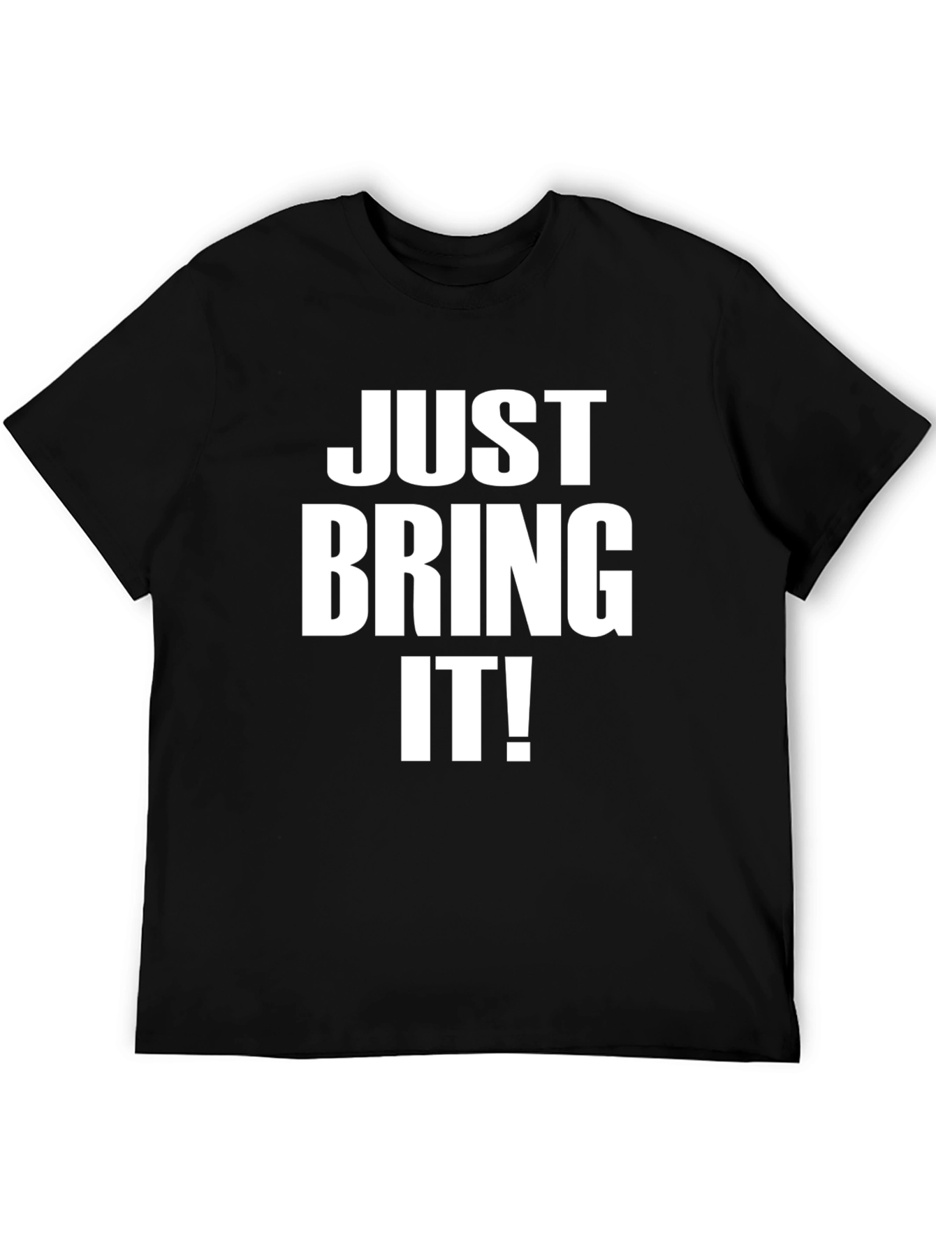Black Just Bring It! Black Graphic Tee view 5