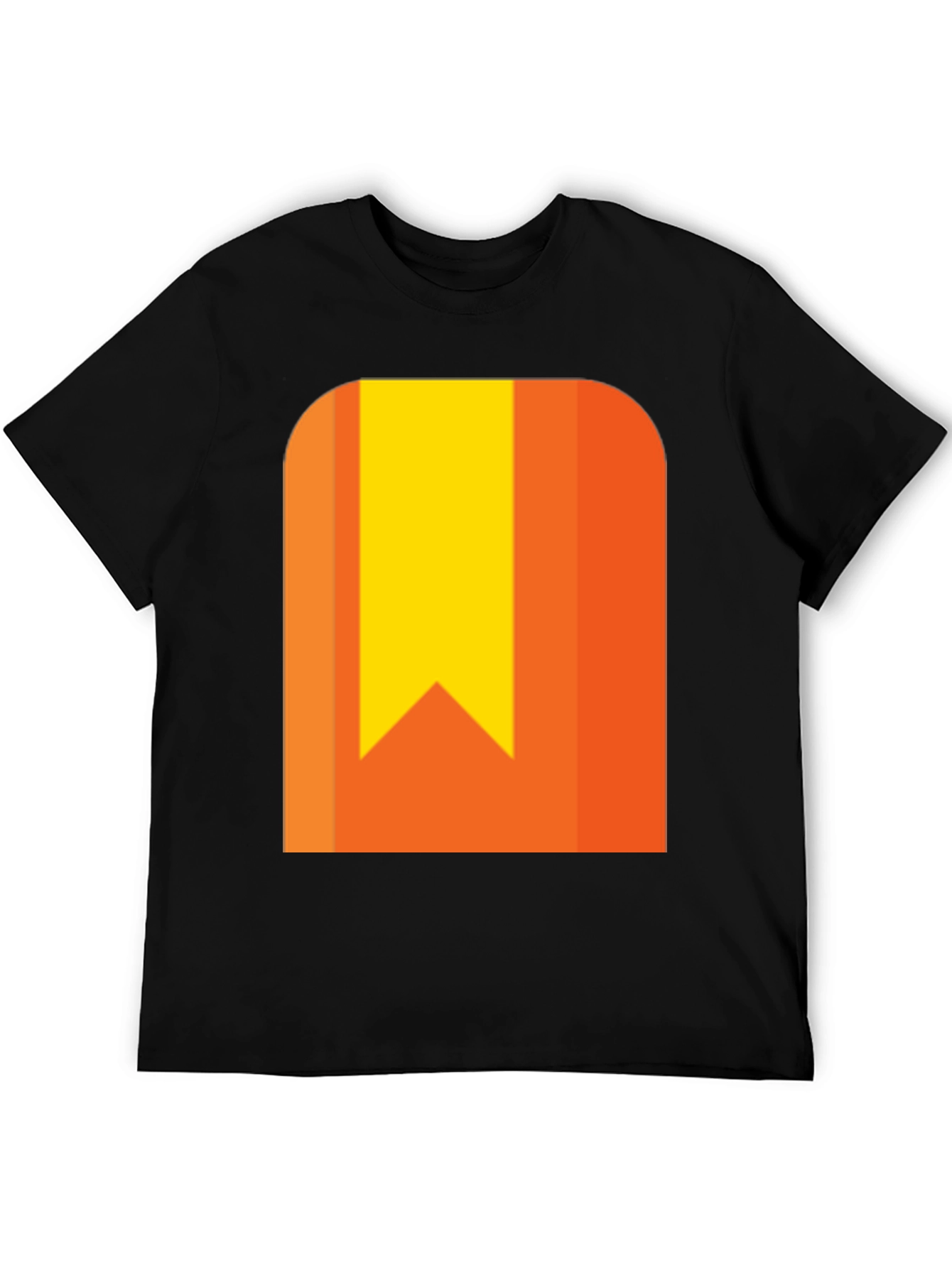 Black Abstract Graphic Tee - Stylish Casual Wear view 5