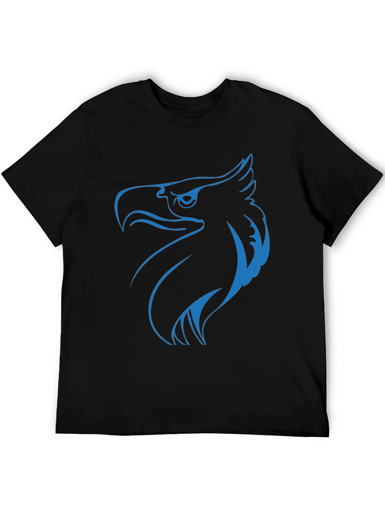 Black Eagle Graphic Tee - Black Short Sleeve T-Shirt view 5