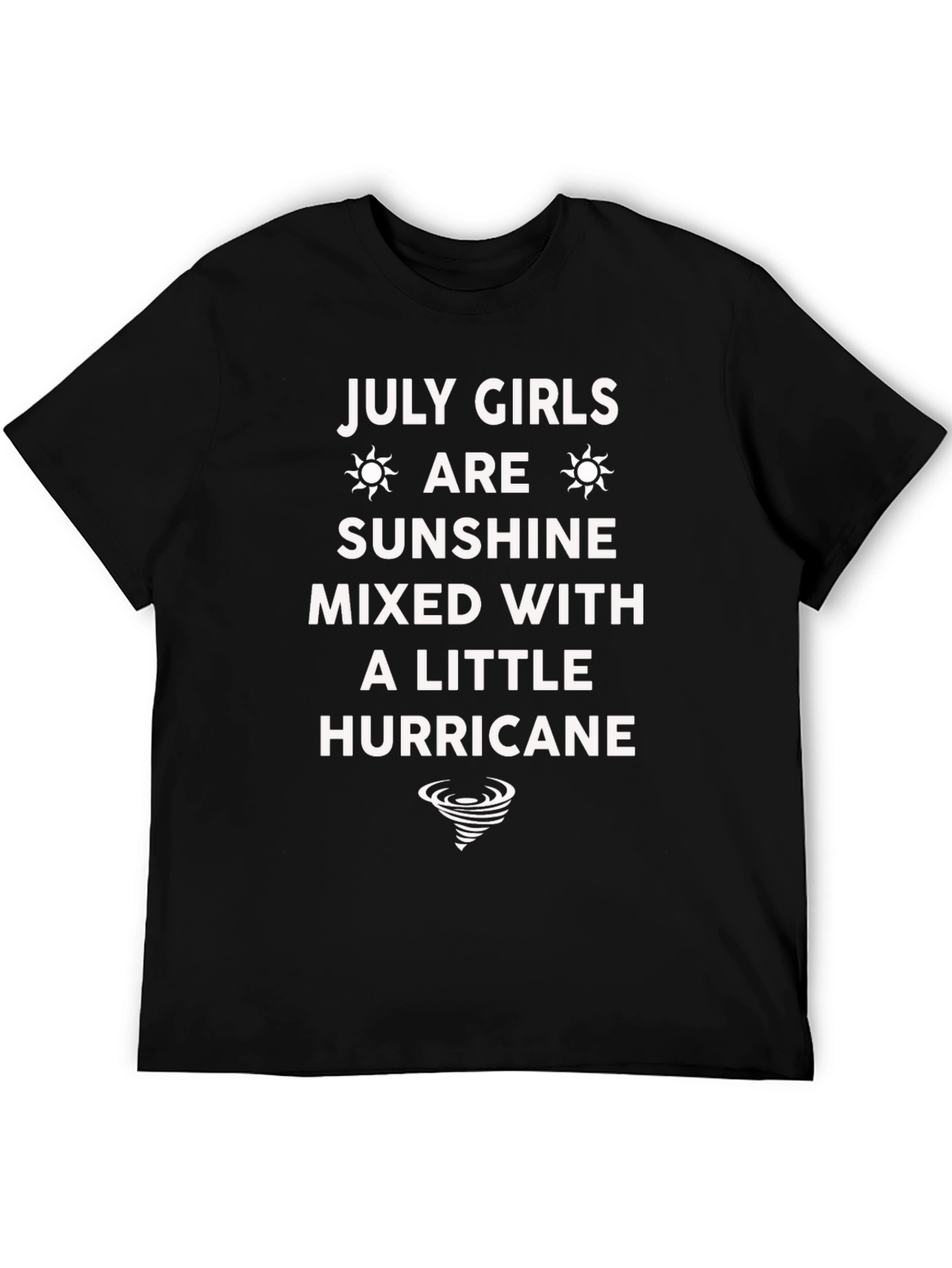 Black July Girls Sunshine Hurricane Black Graphic Tee view 5