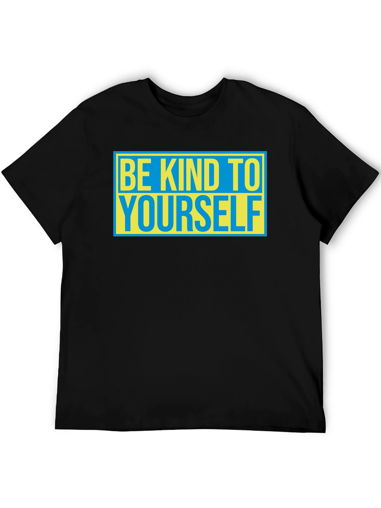 Black Be Kind To Yourself Graphic Tee - Black view 5