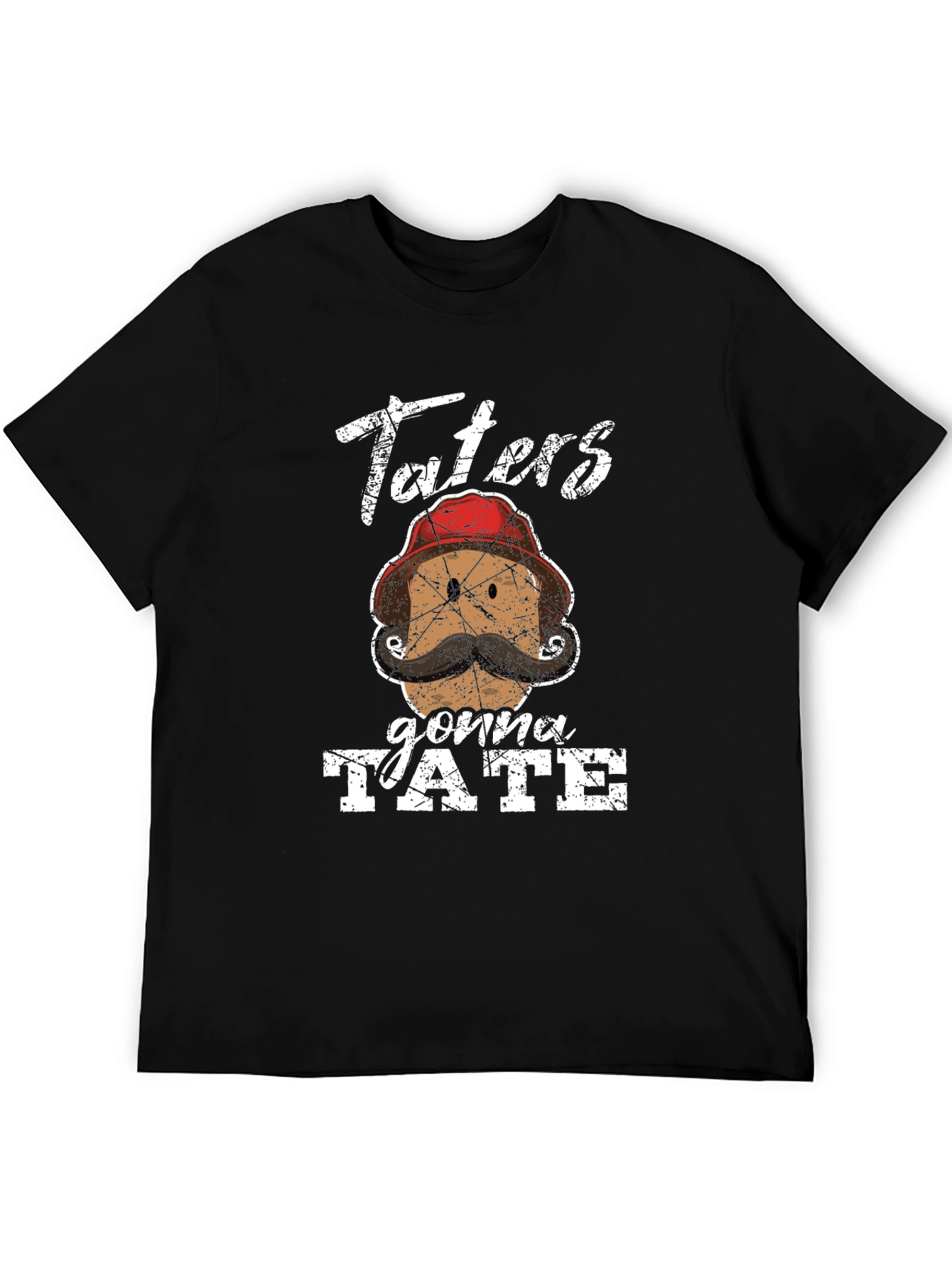 Black Taters Gonna Tate Graphic Tee view 5