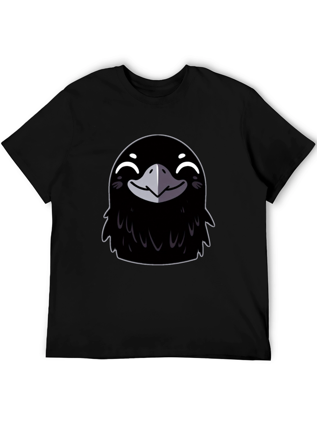 Black Crow Graphic Tee - Men's Black T-Shirt view 5