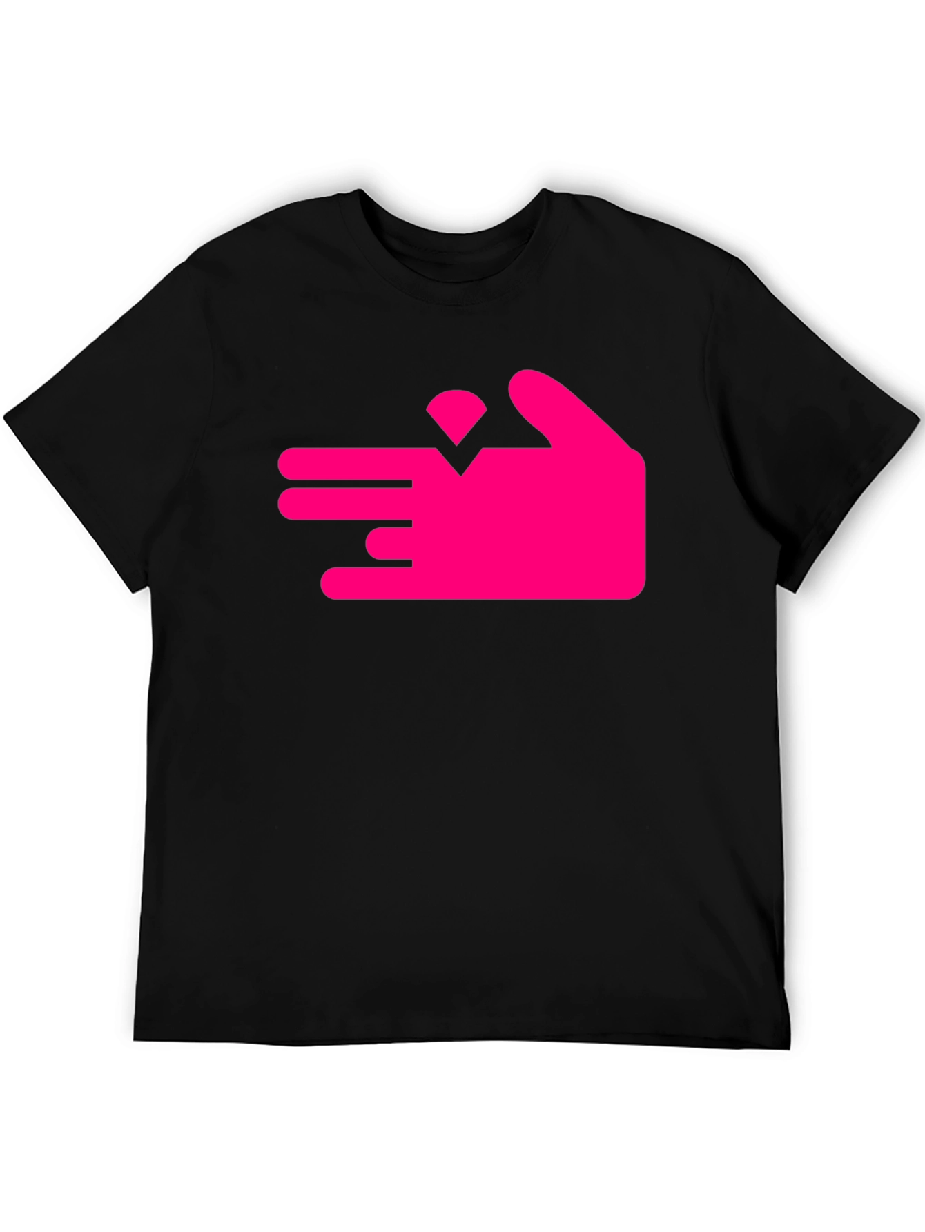 Abstract Hand Diamond Graphic Tee - Bold Design, Modern Style - 5