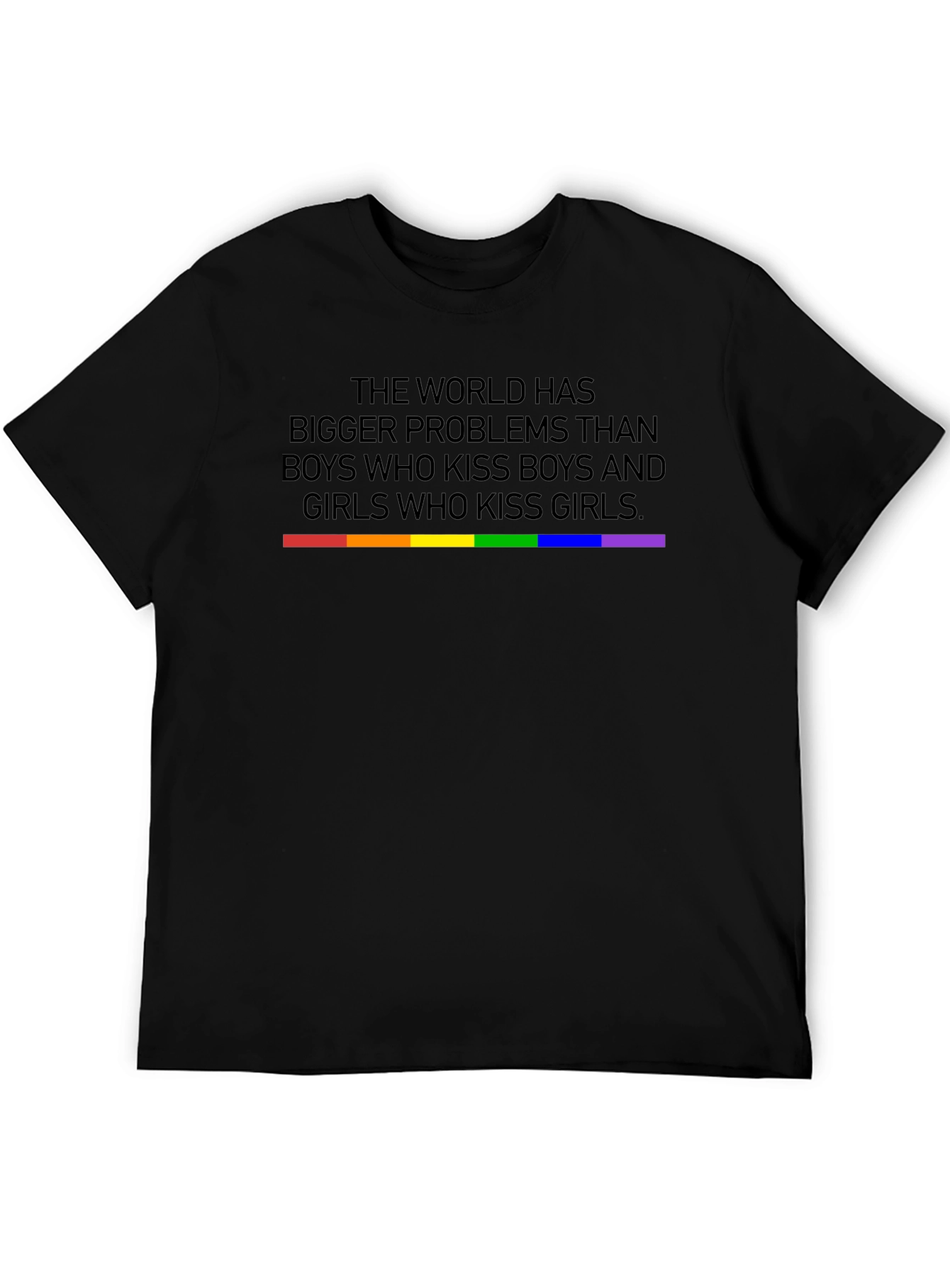 Black Equality T-Shirt: Bigger Problems Than Love view 5