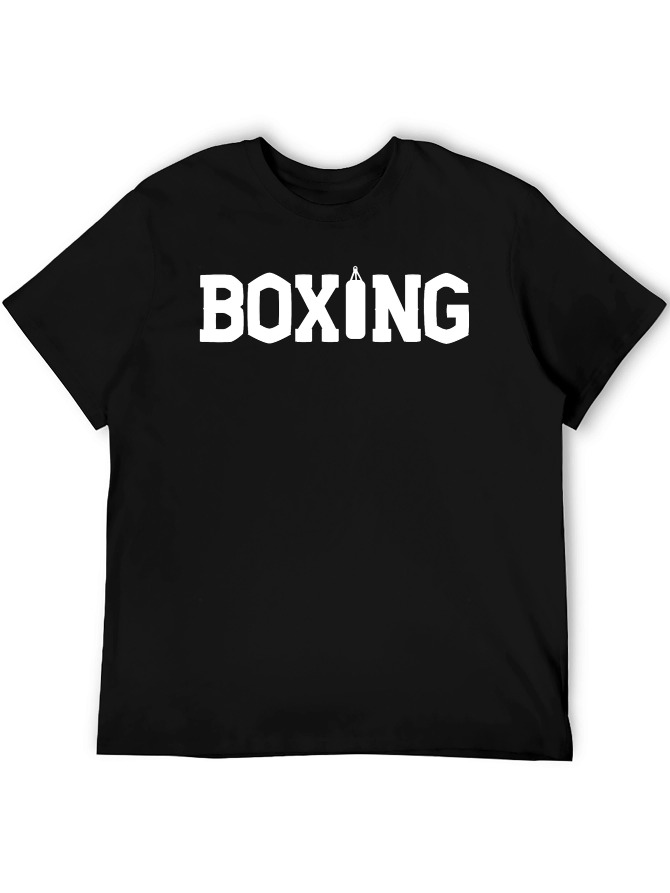 Black Boxing Graphic Tee - Black Short Sleeve T-Shirt view 5