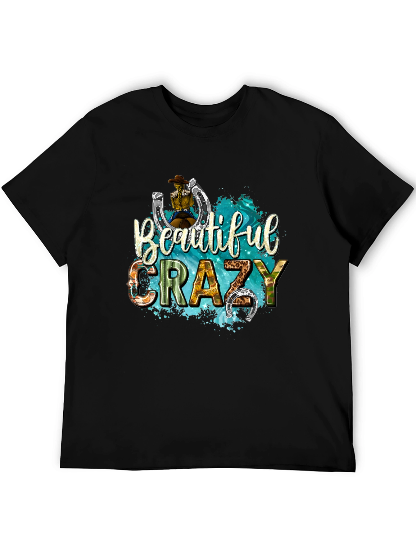 Black Beautiful Crazy Tee view 5