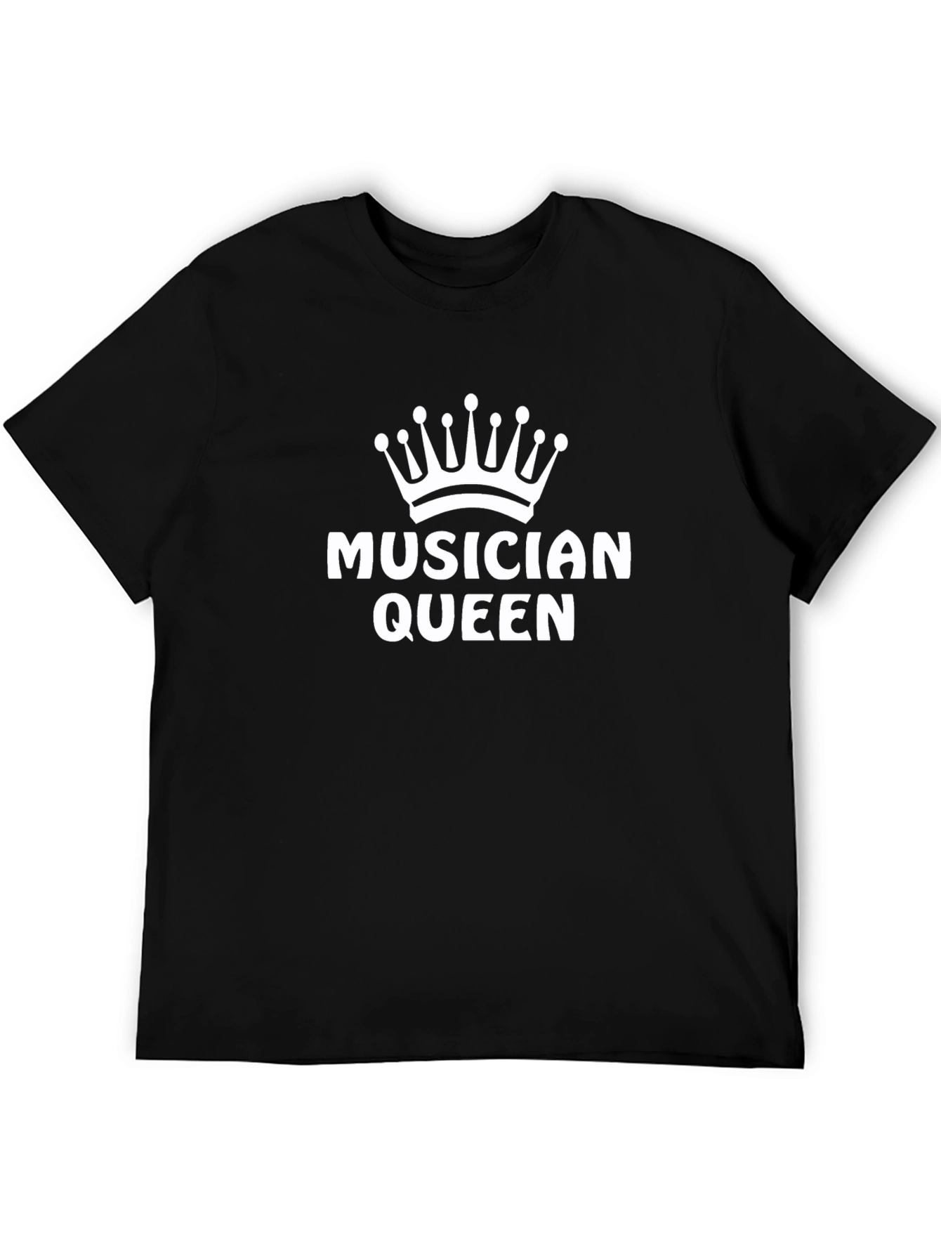 Black Musician Queen Graphic T-Shirt - Stylish Music Lover Tee view 5