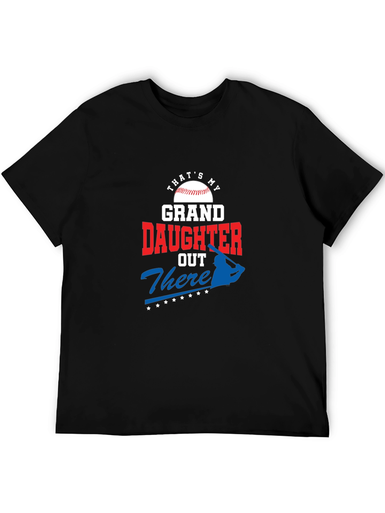 Black Granddaughter Baseball T-Shirt view 5