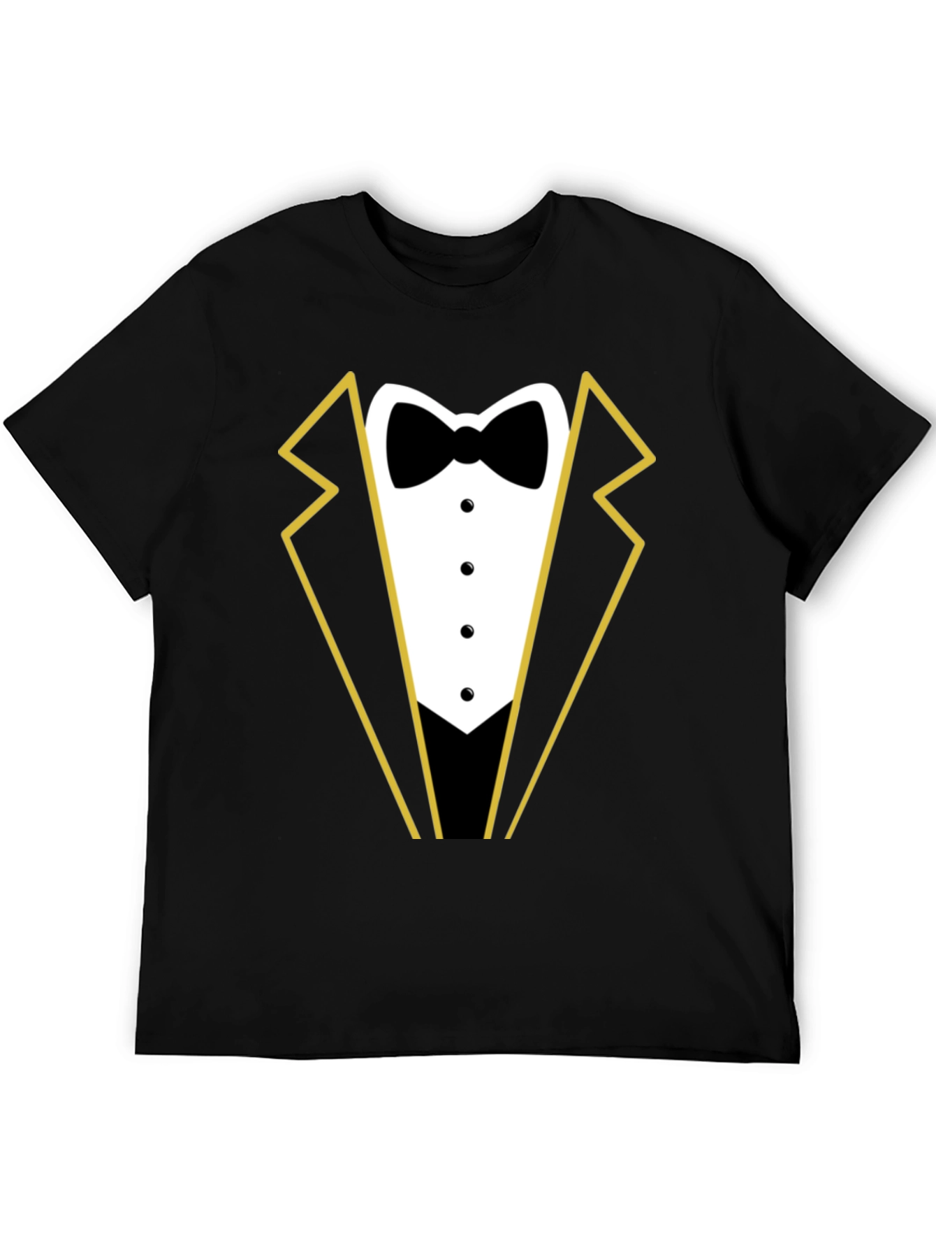 Black Tuxedo Graphic Tee - Formal Fun! view 5