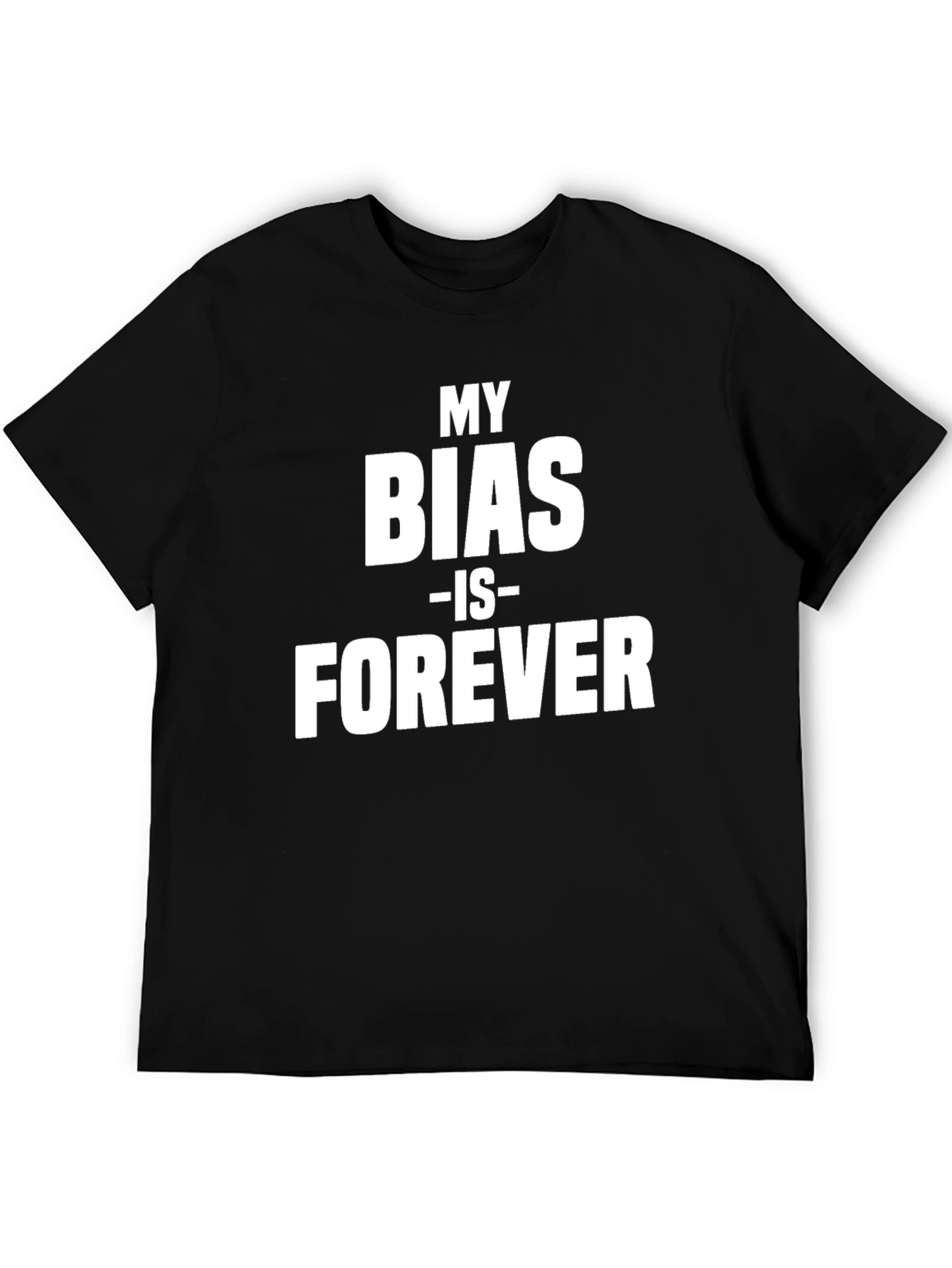 Black My Bias is Forever Graphic Tee view 5