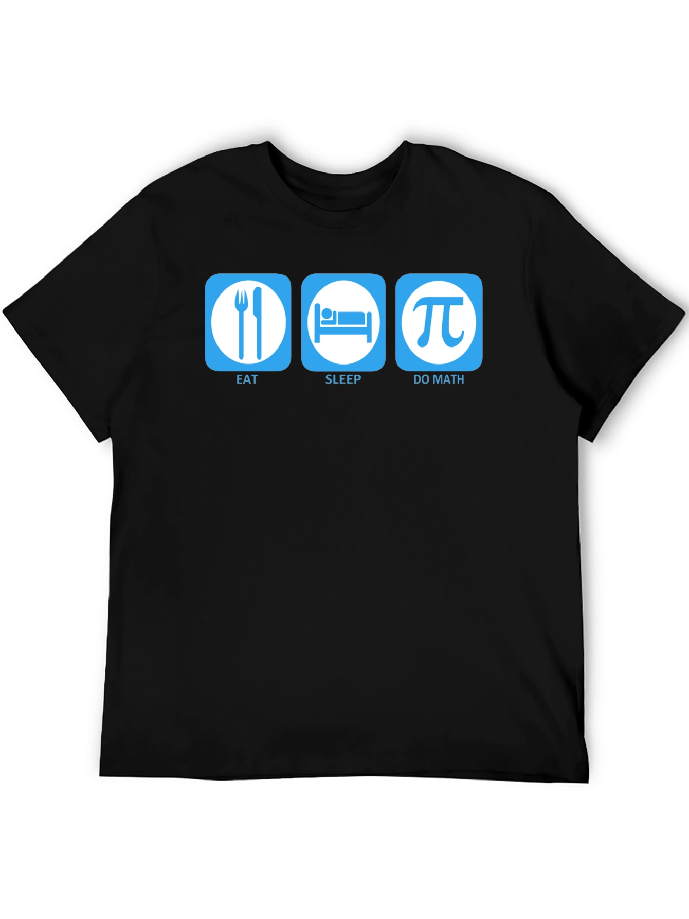 Black Eat Sleep Do Math T-Shirt - Funny Math Lover Tee view 5