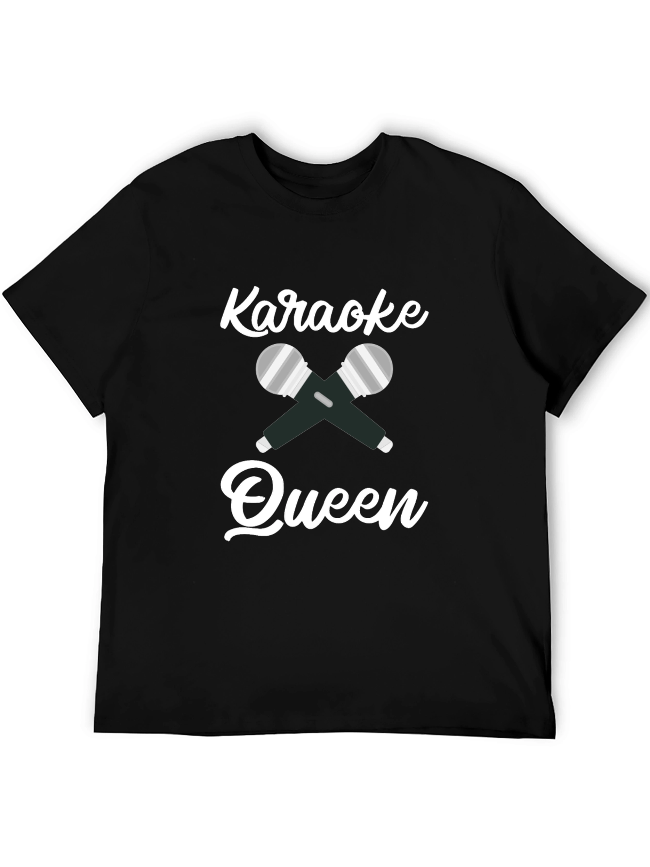 Black Karaoke Queen Graphic T-Shirt view 5