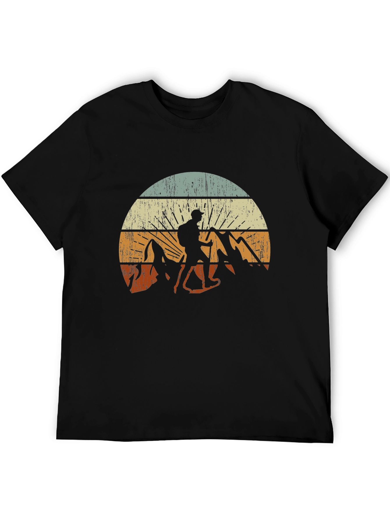 Black Vintage Hiker T-Shirt - Adventure Awaits view 5