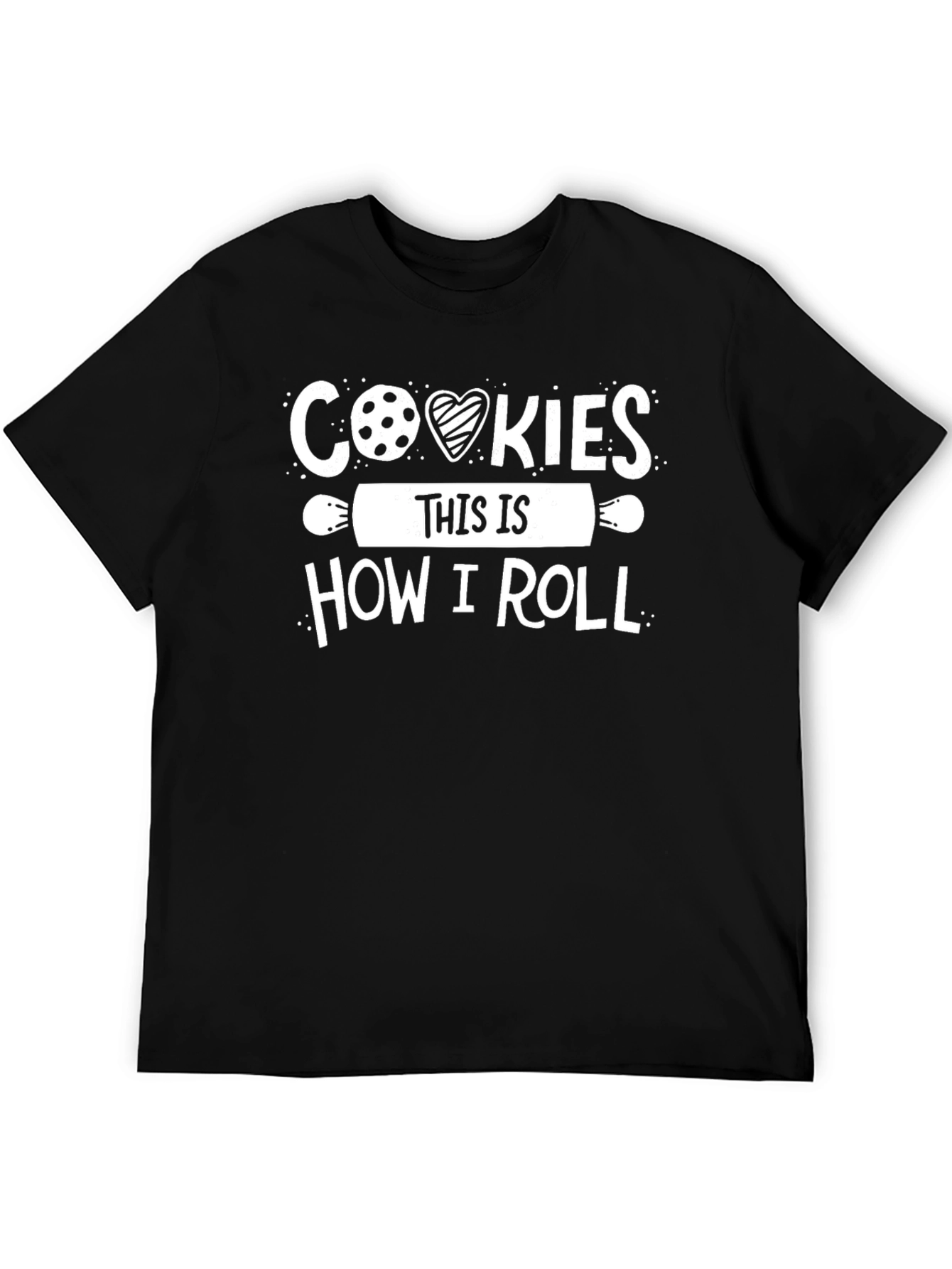 Black Cookies This Is How I Roll T-Shirt view 5