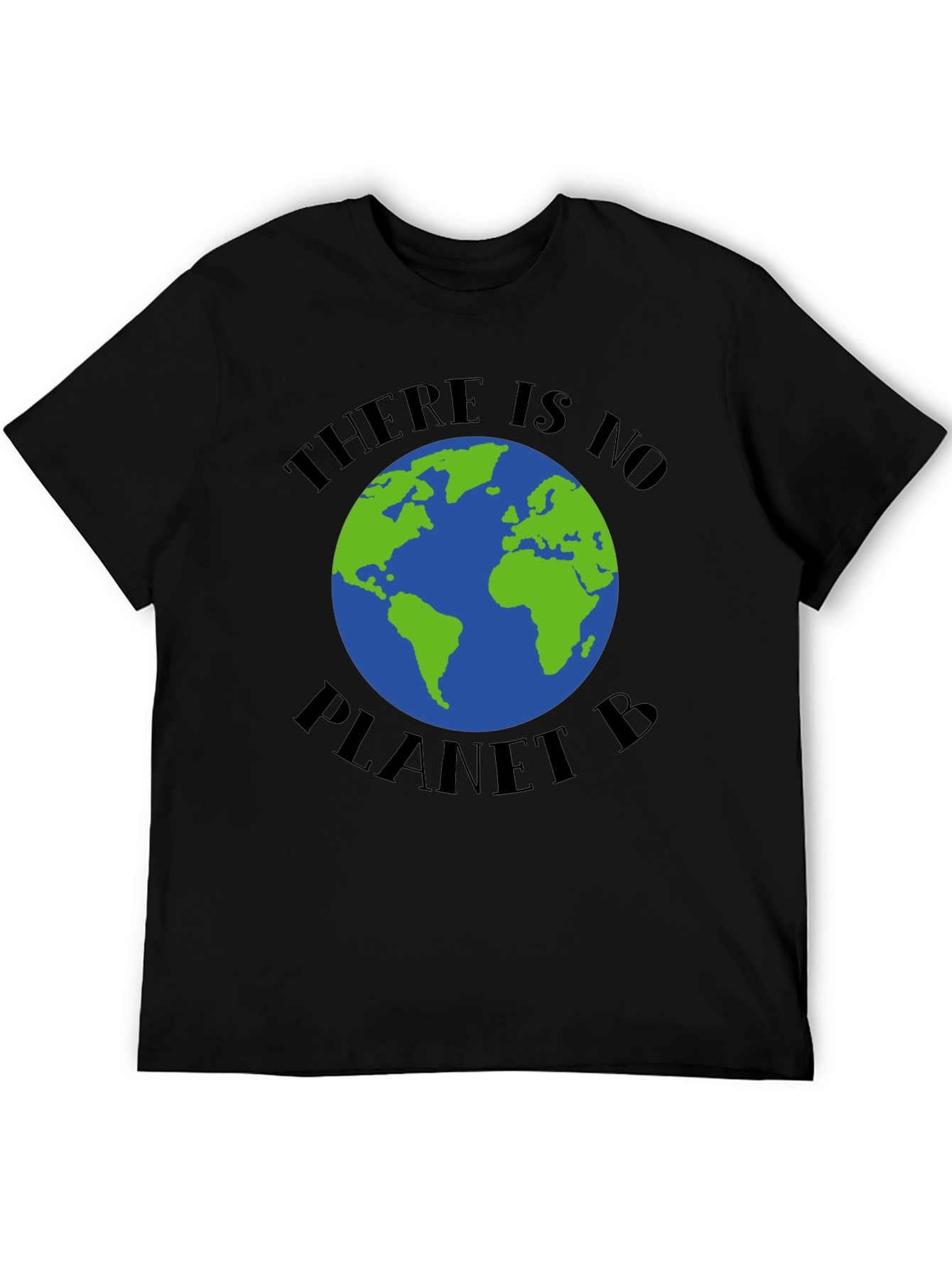 Black There is No Planet B Graphic T-Shirt view 5