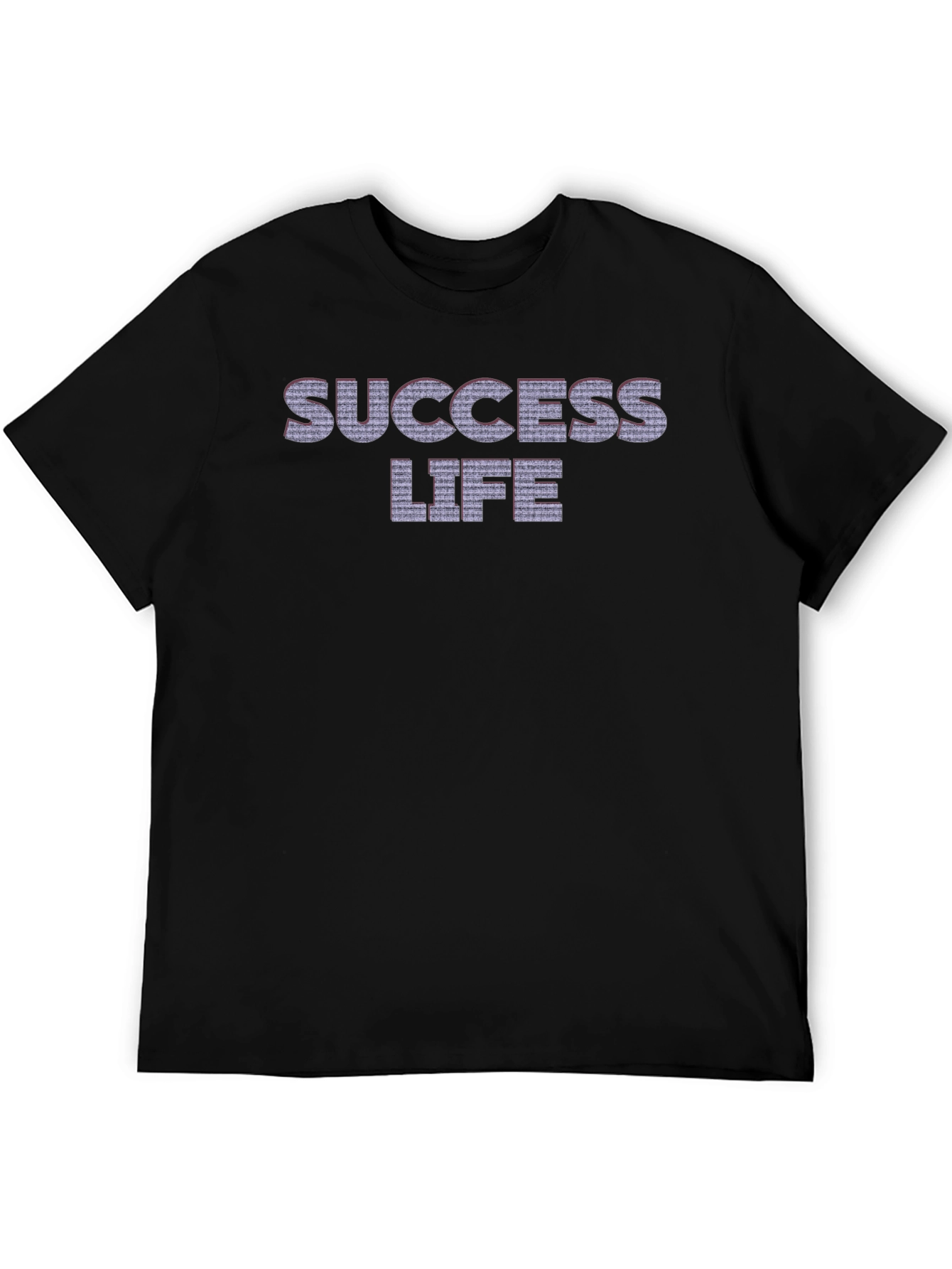 Black Success Life Graphic Tee - Black view 5
