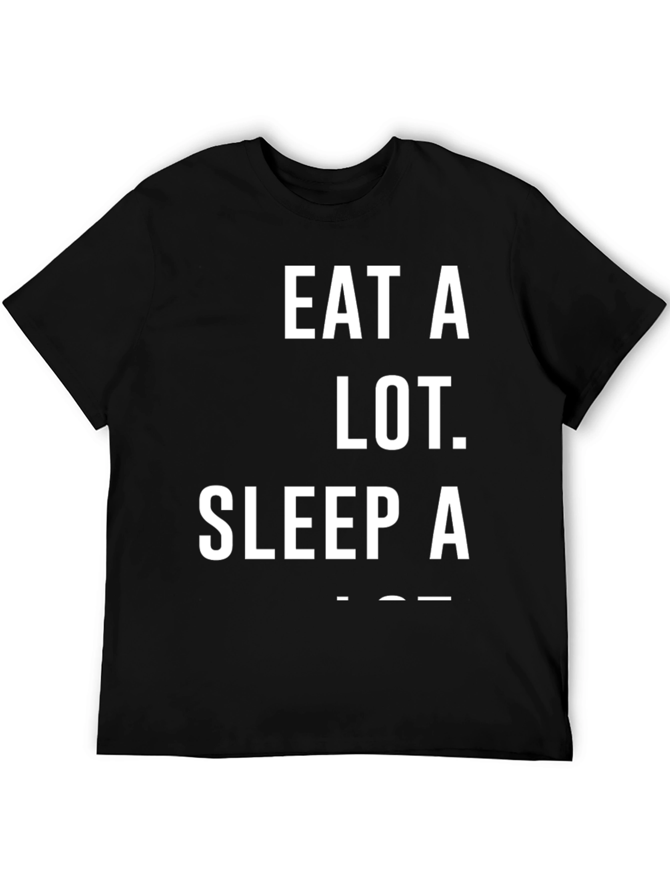 Black Eat, Sleep, Game Black Graphic Tee view 5
