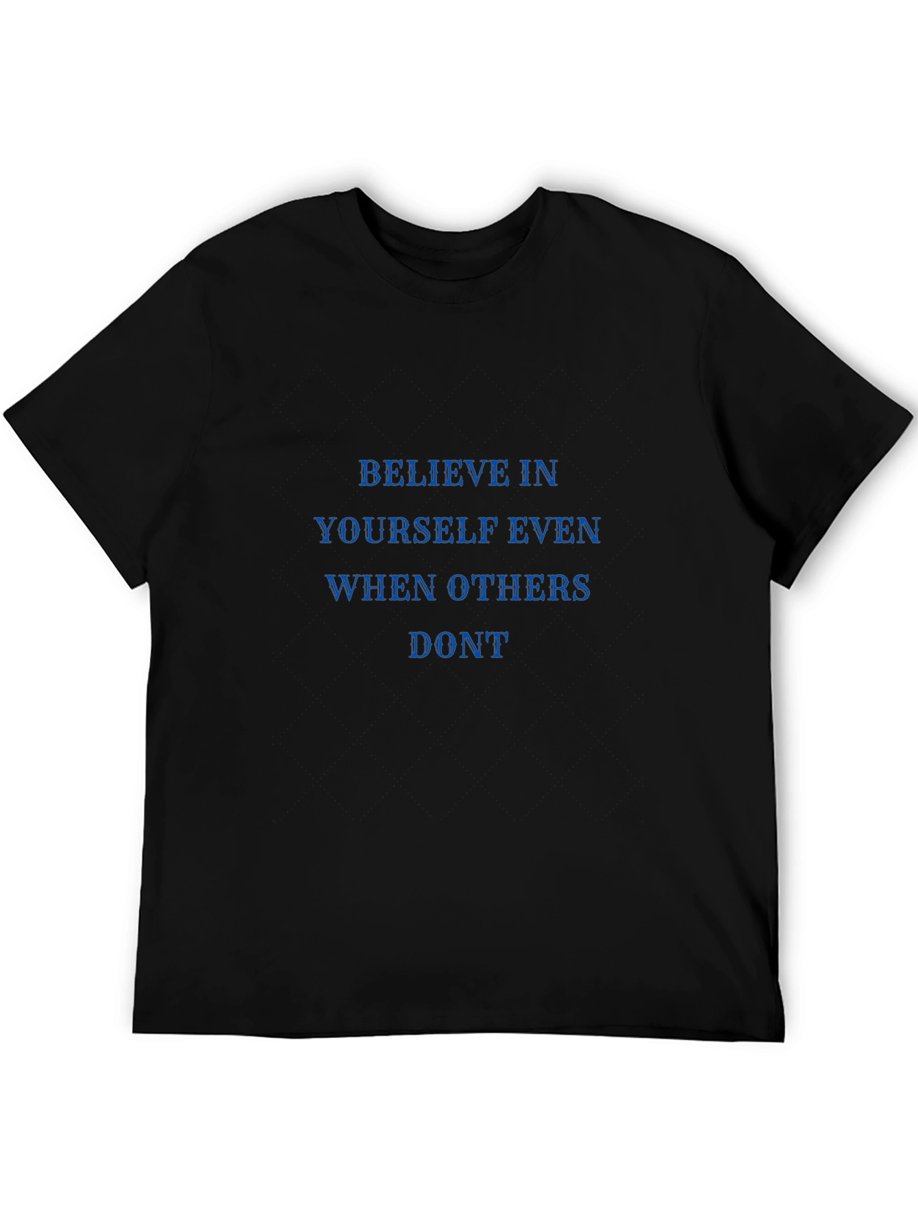 Black Believe in Yourself Black Tee view 5