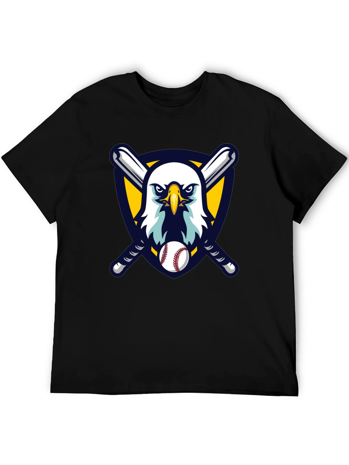 Black Eagle Baseball T-Shirt view 5