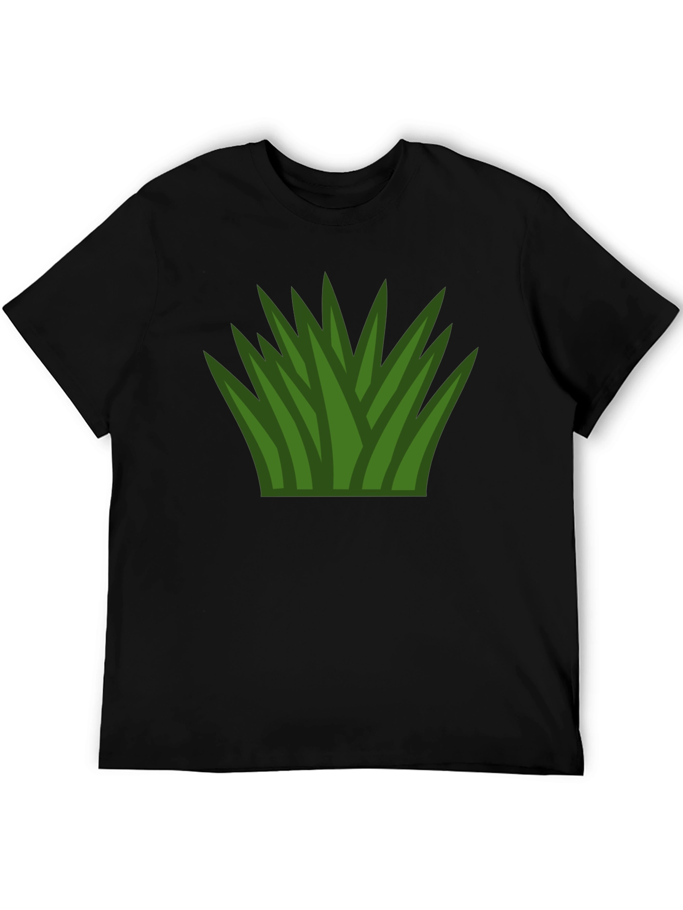 Black Grass Graphic Black T-Shirt view 5