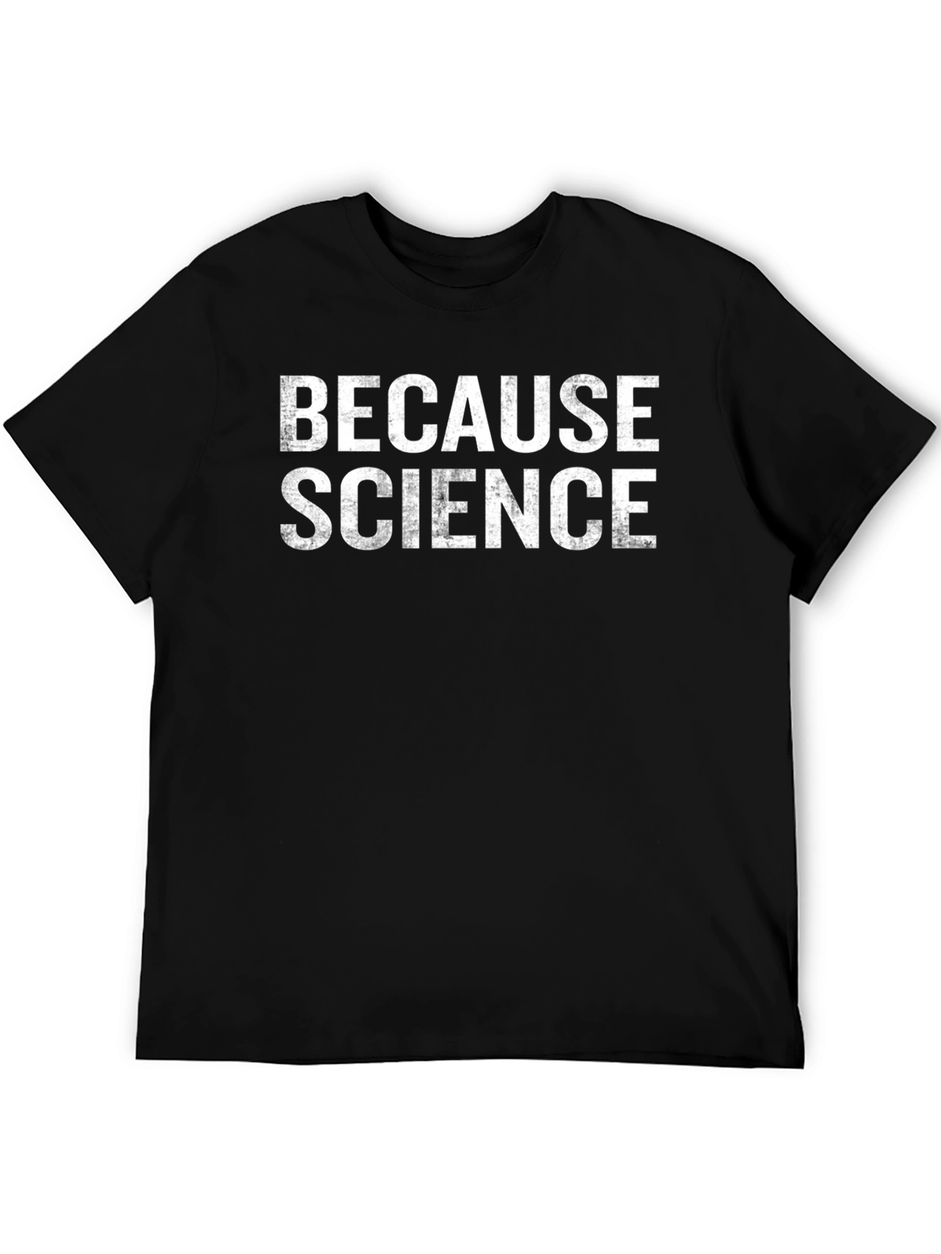 Black Because Science T-Shirt - Funny Geek Tee view 5