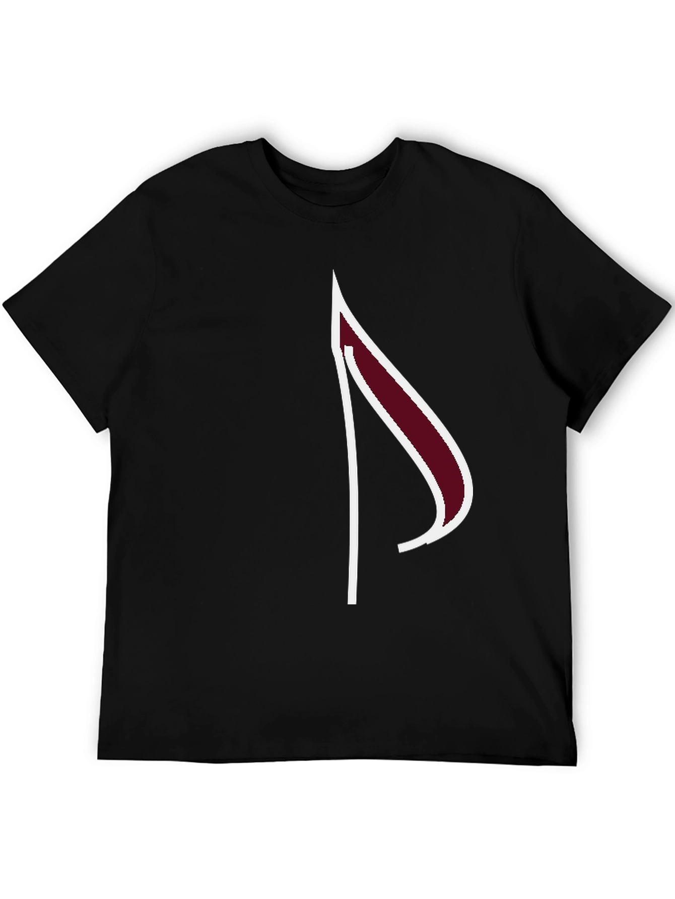 Black Stylish Black T-Shirt with Unique Graphic Design view 5