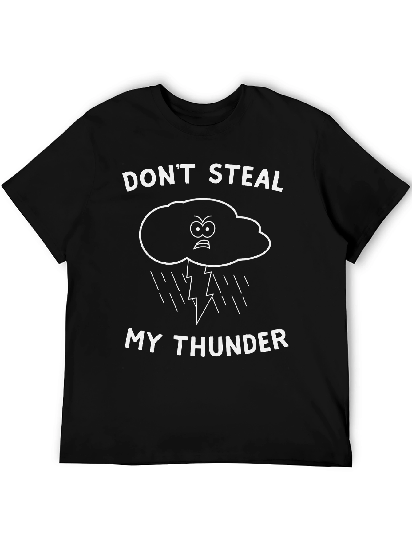Black Don't Steal My Thunder Graphic Tee view 5