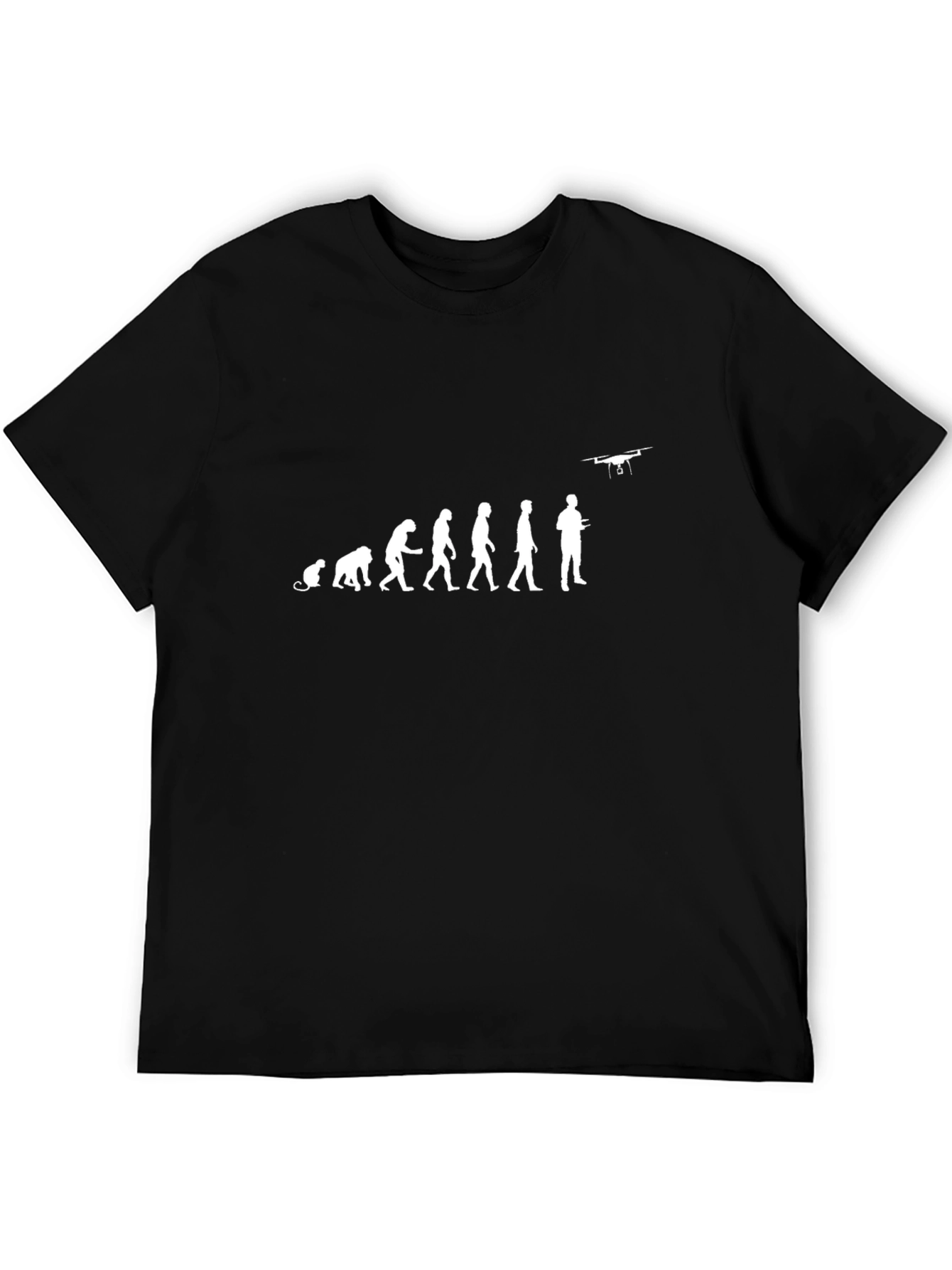 Black Drone Evolution T-Shirt - Black view 5