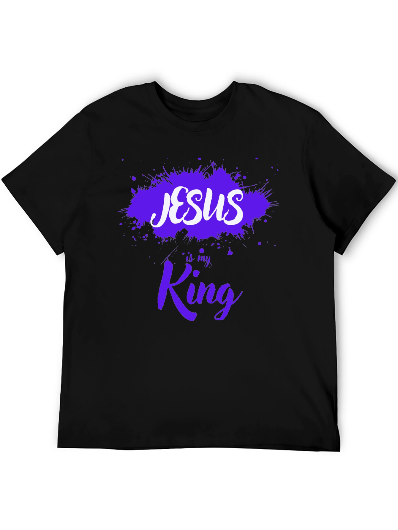 Black Jesus is my King T-Shirt view 5