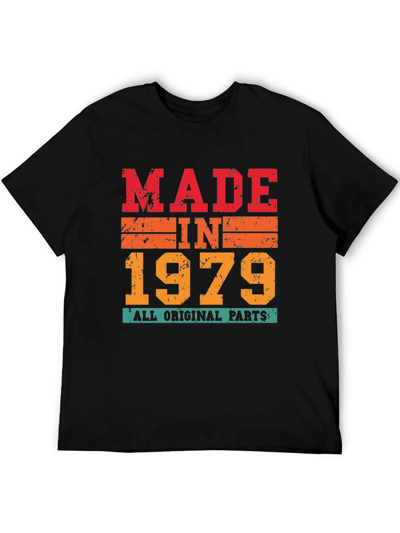 Made in 1979 All Original Parts T-Shirt - 5
