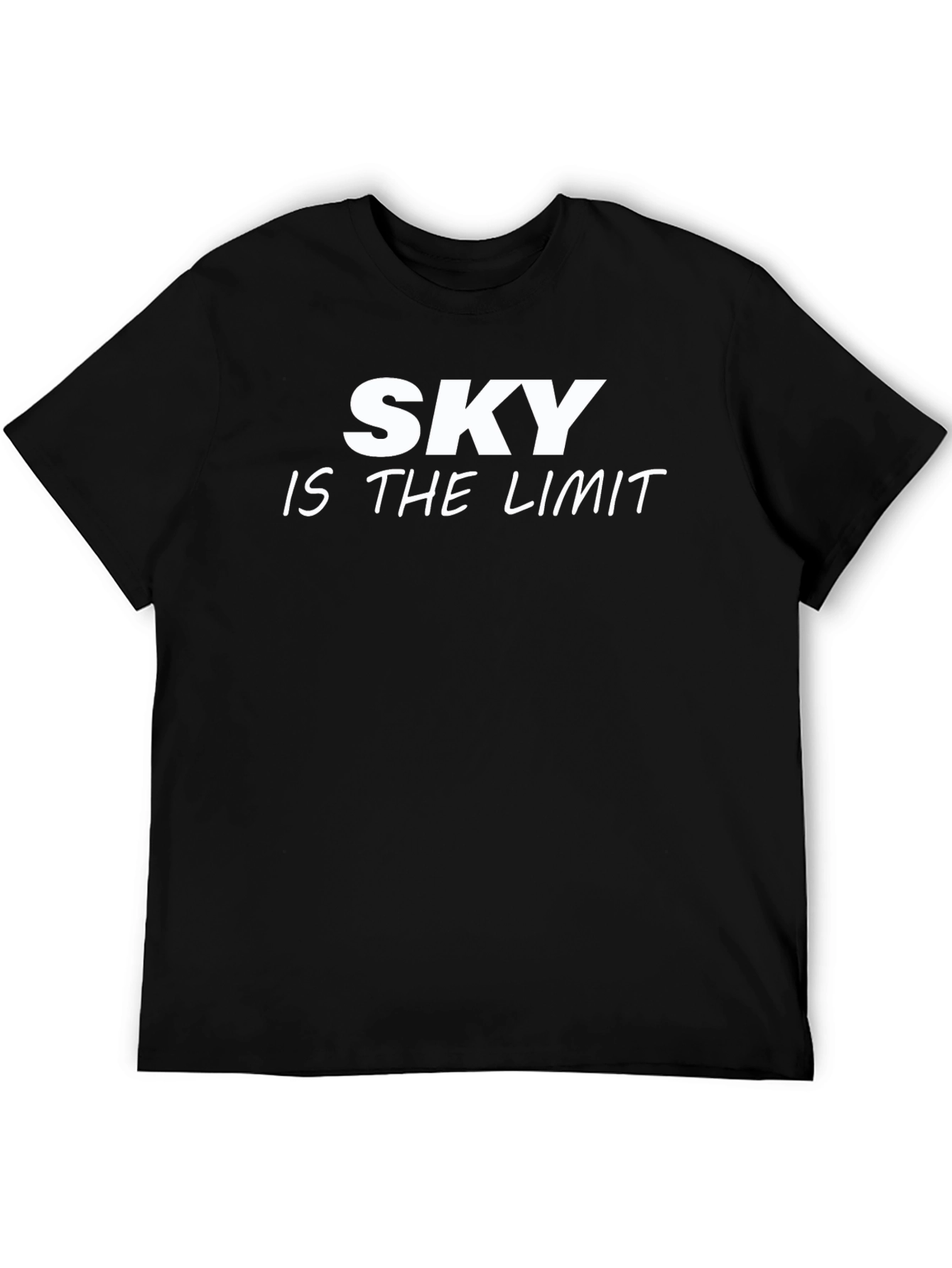 Black Sky is the Limit Black Graphic Tee view 5