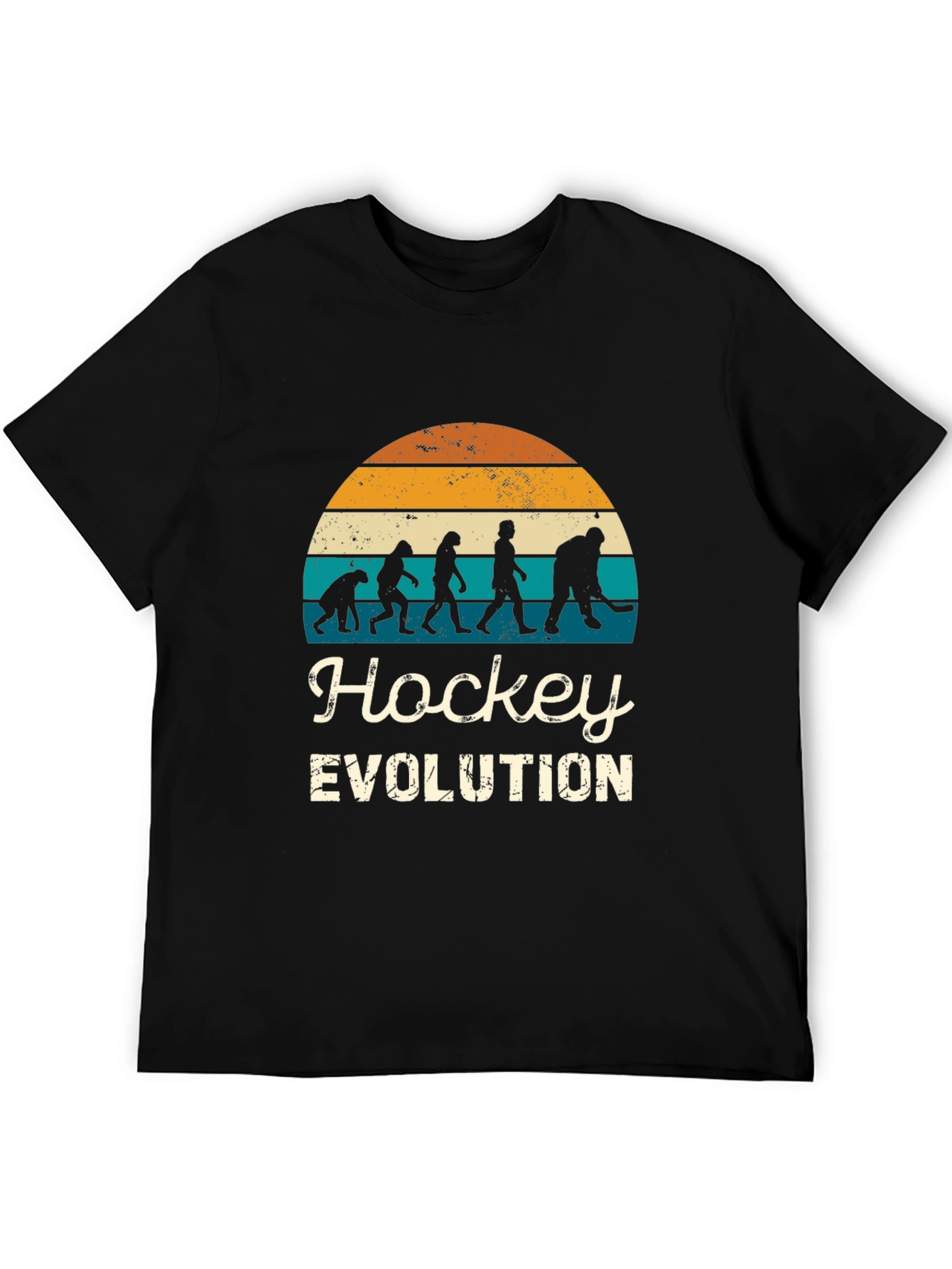 Black Hockey Evolution T-Shirt view 5