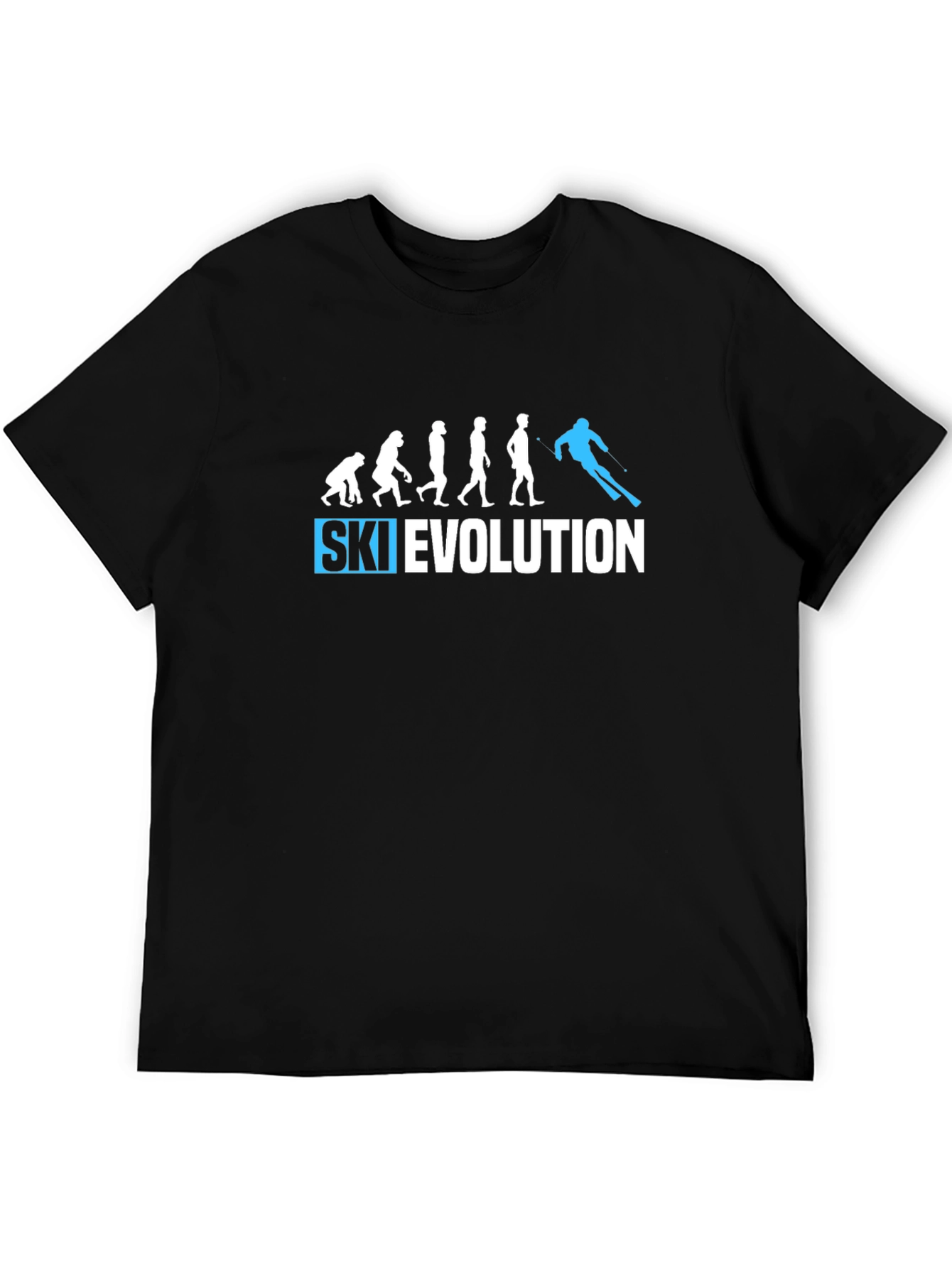 Black Ski Evolution Black T-Shirt view 5
