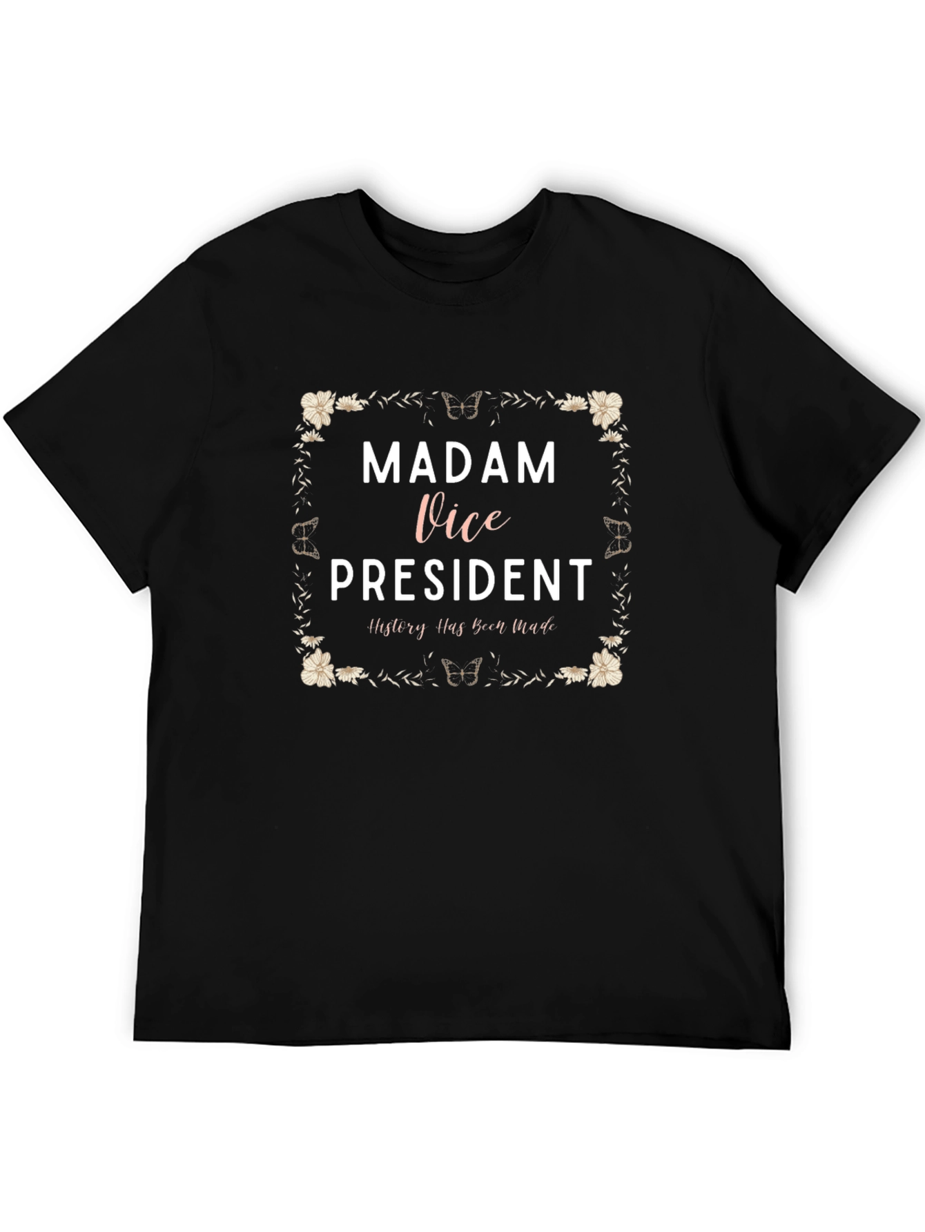 Black Madam Vice President T-Shirt view 5