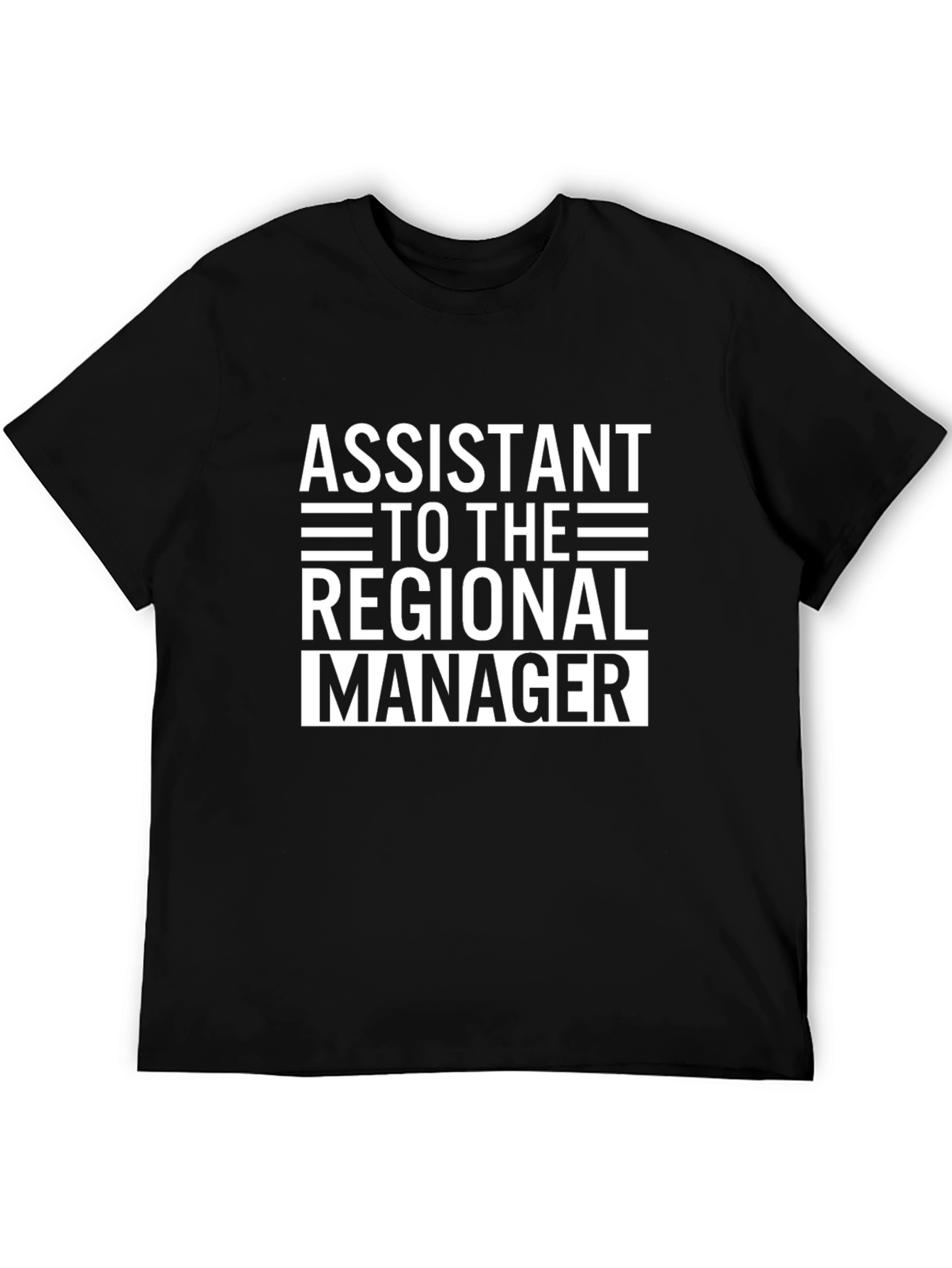 Black Assistant To The Regional Manager T-Shirt view 5