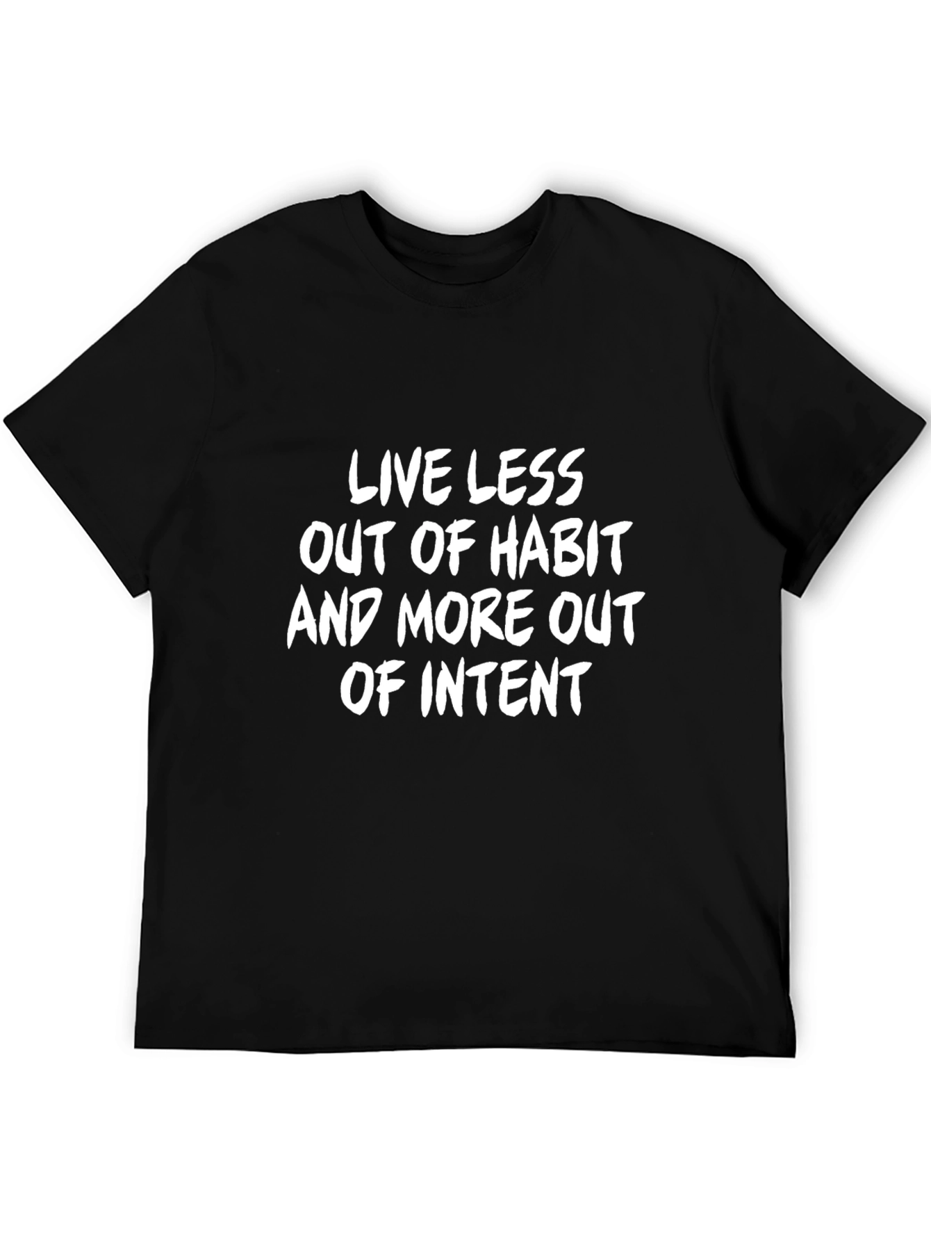Black Intent T-Shirt - Live with Purpose view 5