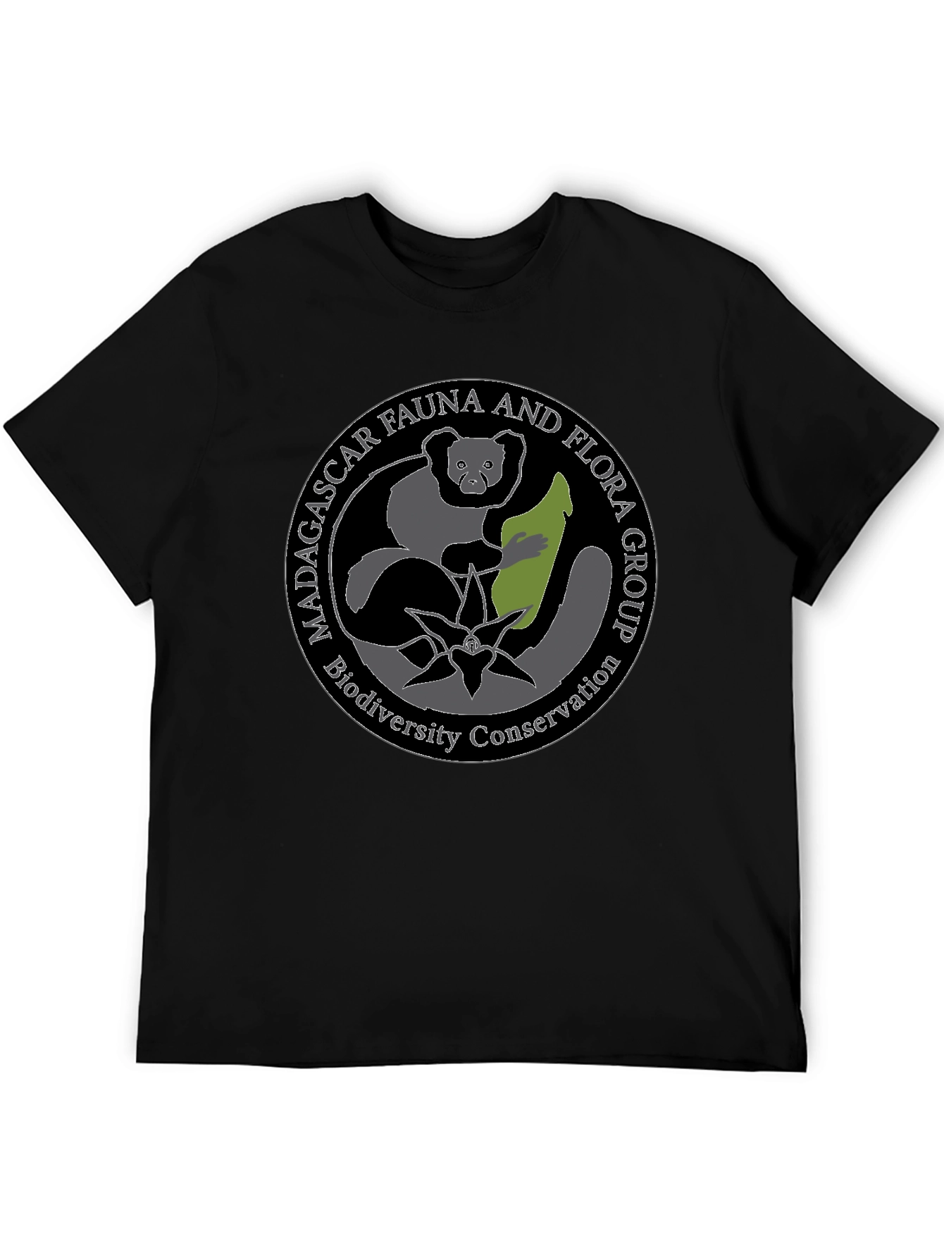 Black Fauna & Flora Group Biodiversity Conservation Tee view 5