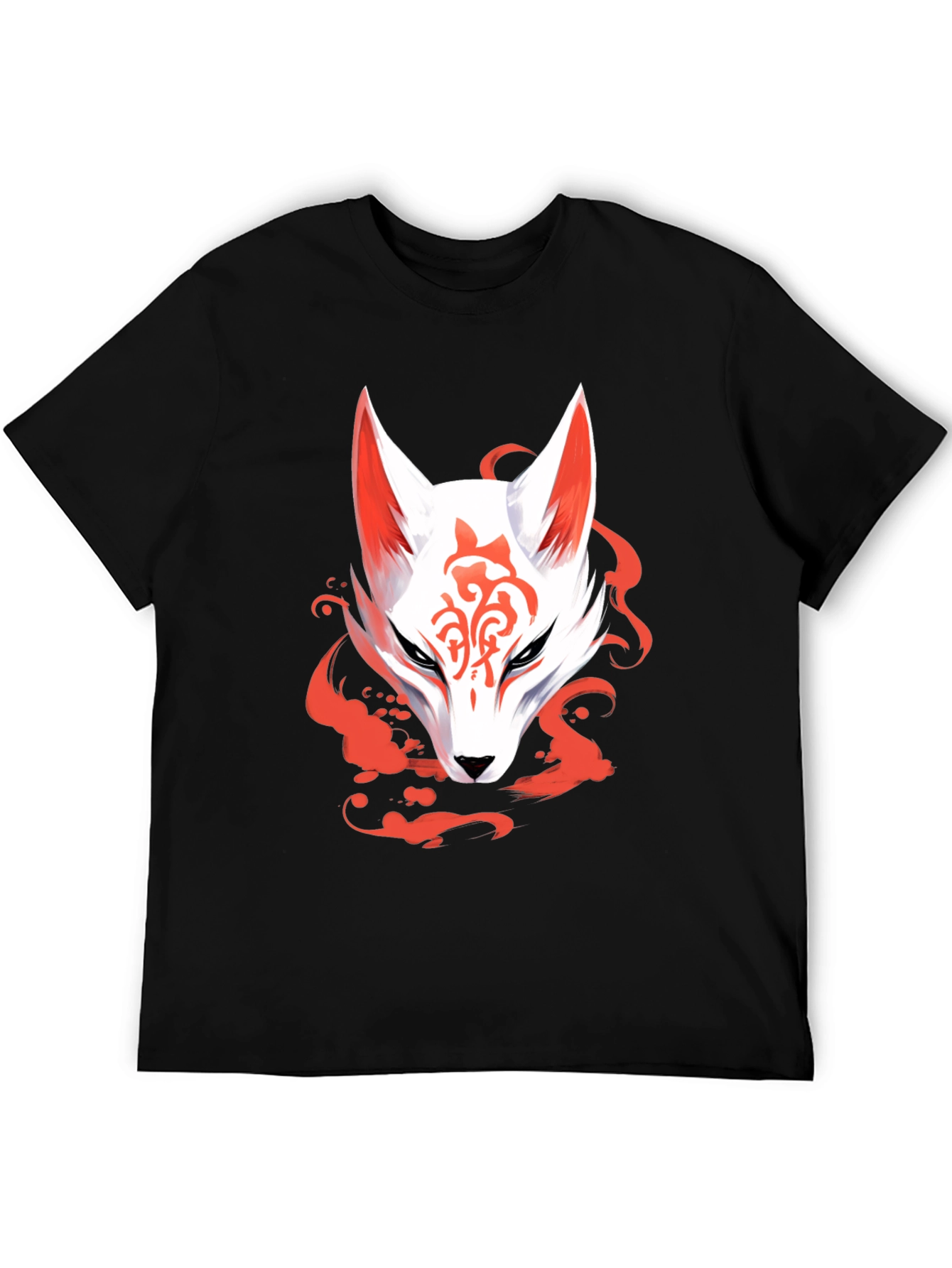 Black Fox Graphic Tee - Men's Black T-Shirt view 5
