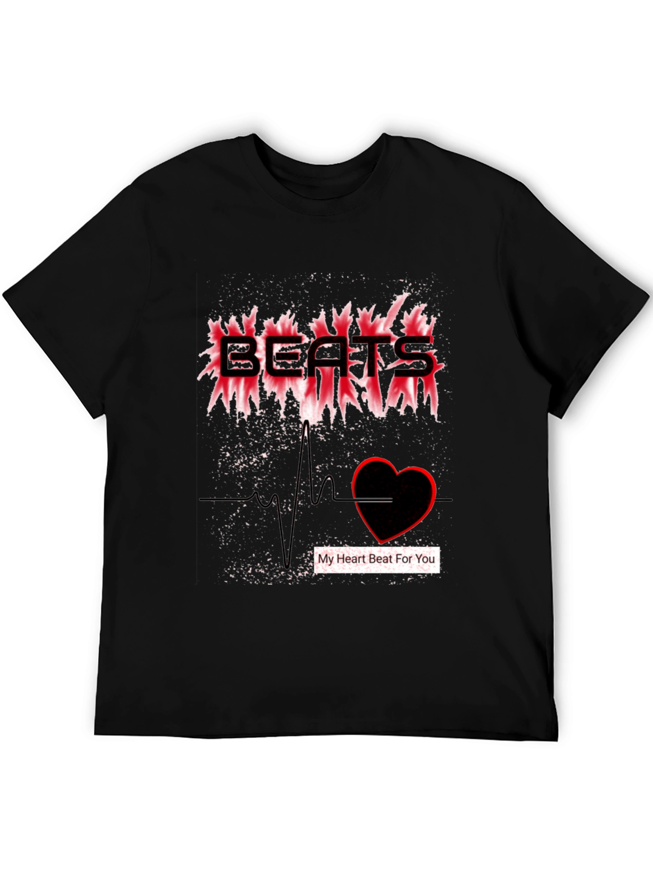 Black Beats of My Heart T-Shirt view 5
